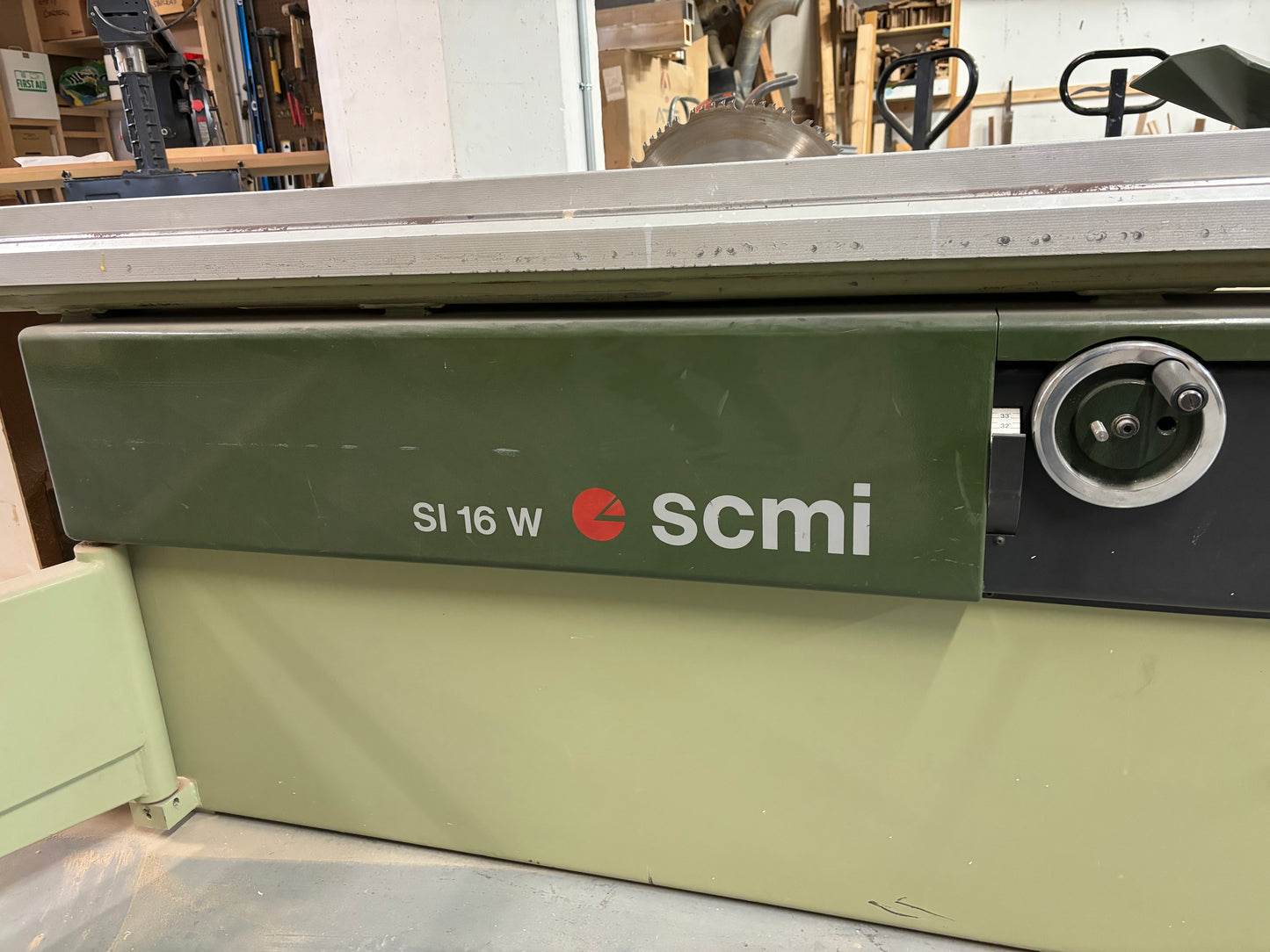 SCM SI 16 W Sliding Table Saw - Illinois