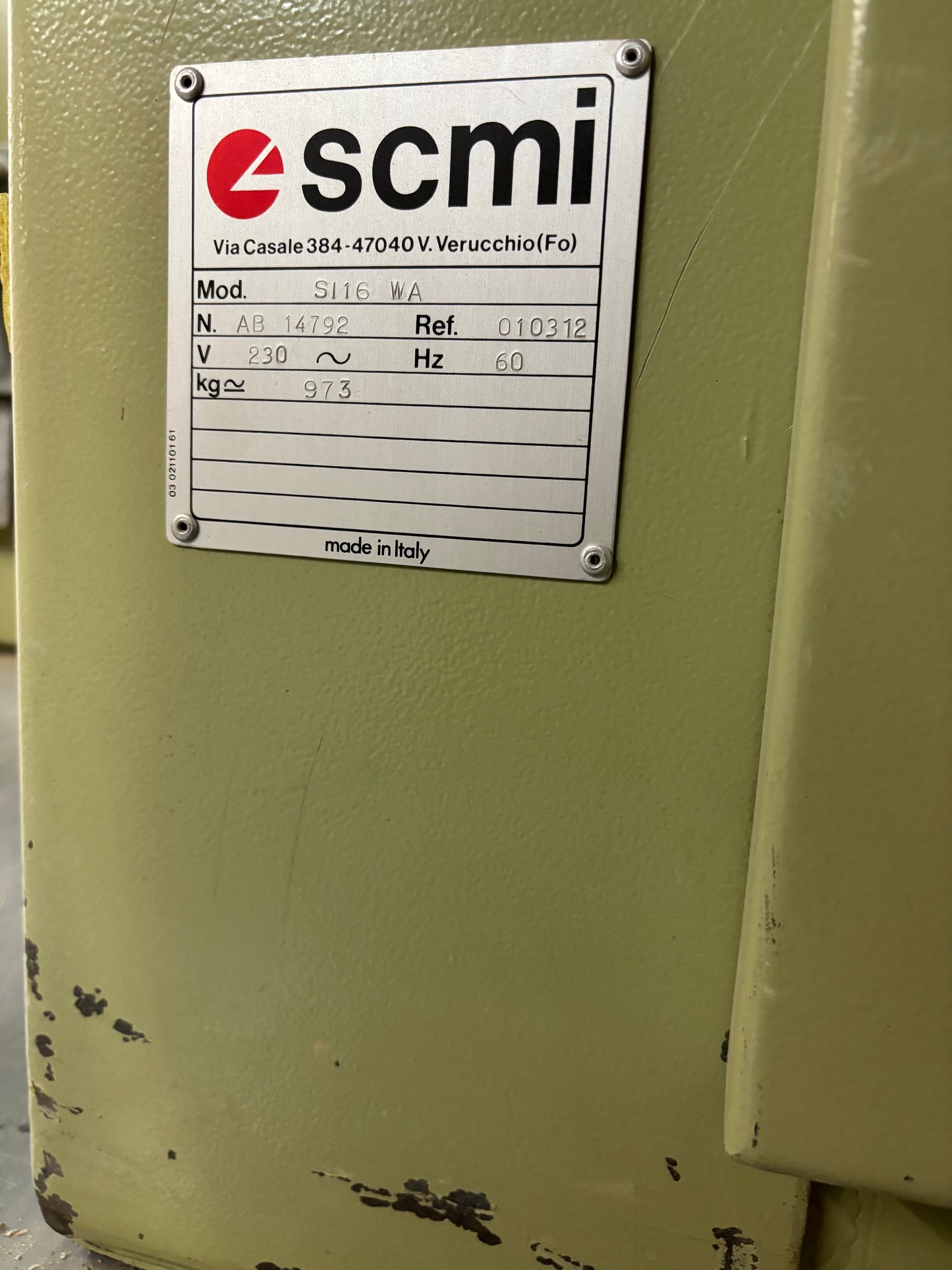 SCM SI 16 W Sliding Table Saw - Illinois