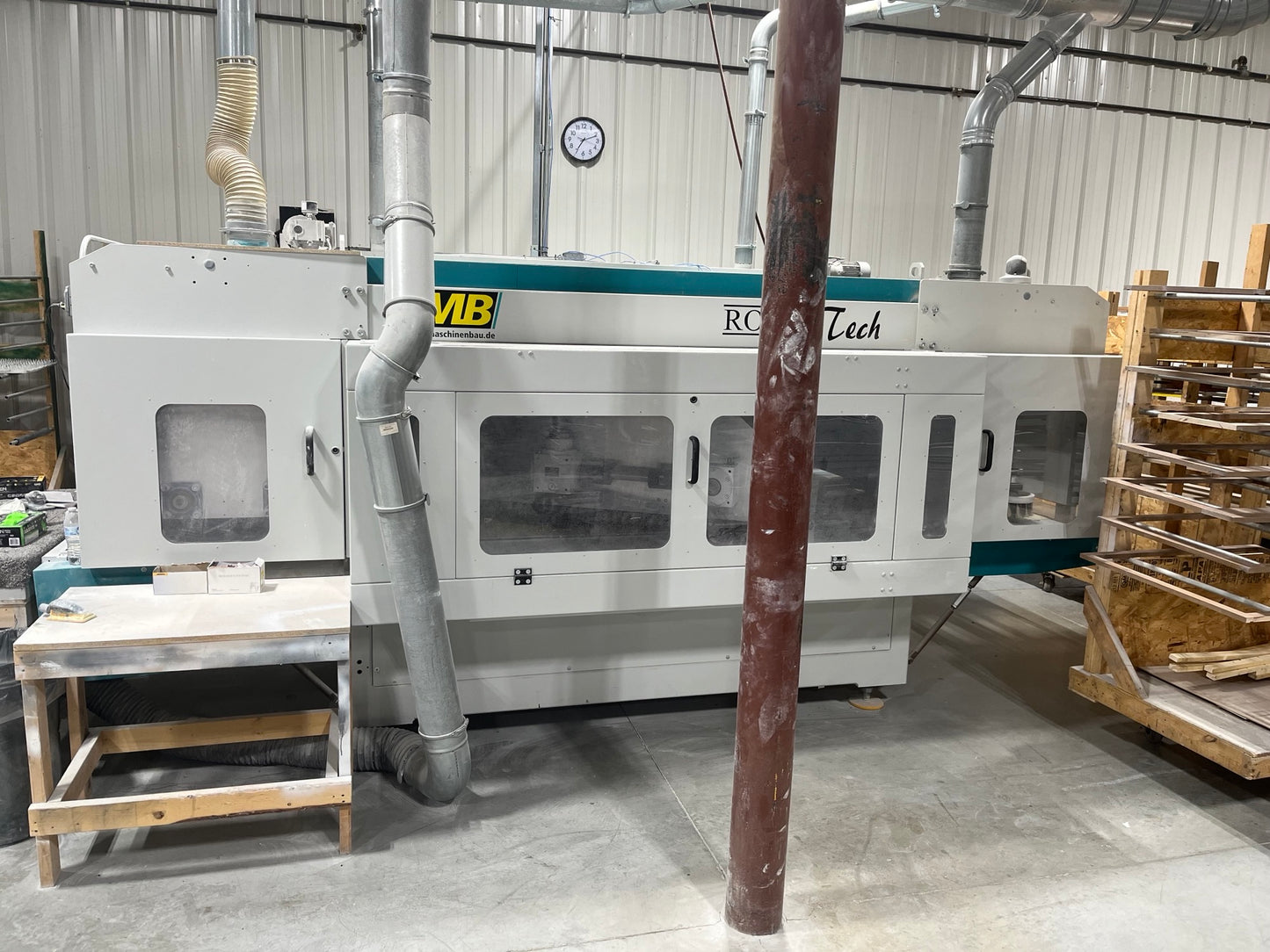 Used MB Roba Tech Rotational Brush Sanding Machine - ibid-machinery