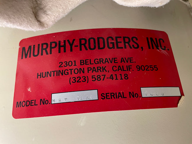 Murphy Rodgers MRT AS 10 HP Dust Collector - Minnesota