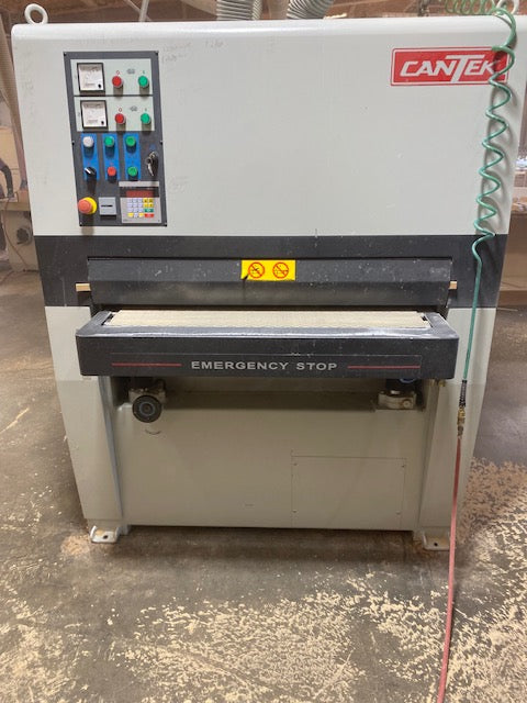 2021 Cantek C372 37" 2 Head Wide Belt Sander - Texas