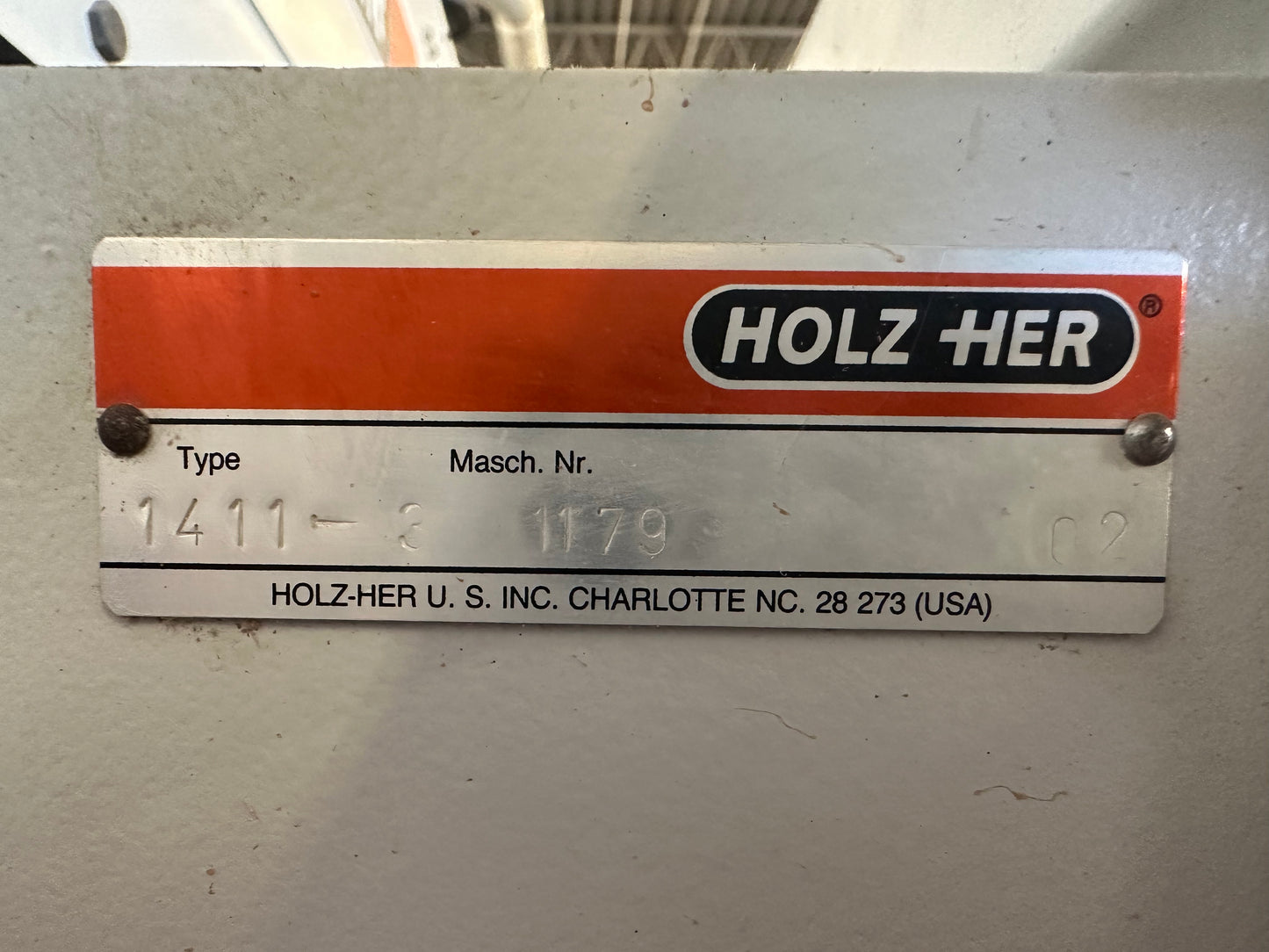 2002 Holzher Sprint 1411-3 Edgebander - Ilinois