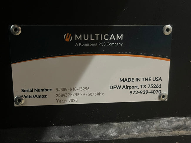 MultiCam Apex 3R CNC Router (2023) - Michigan