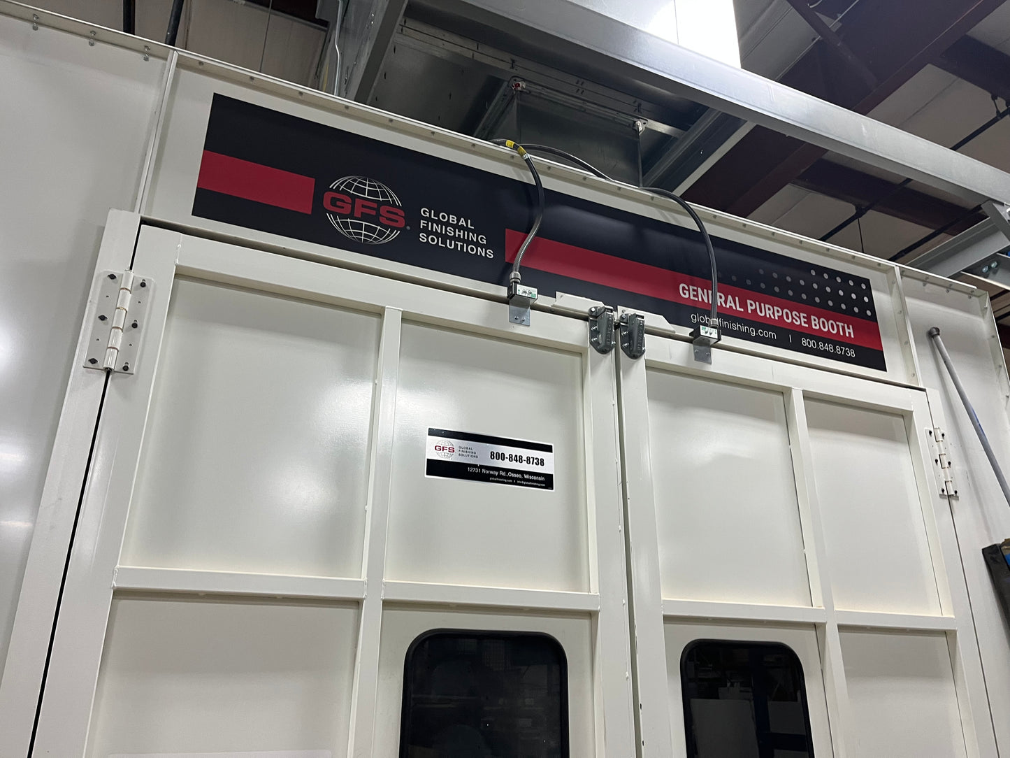 2019 Global Finishing Systems Crossdraft Pressurized Spray Booth - Michigan
