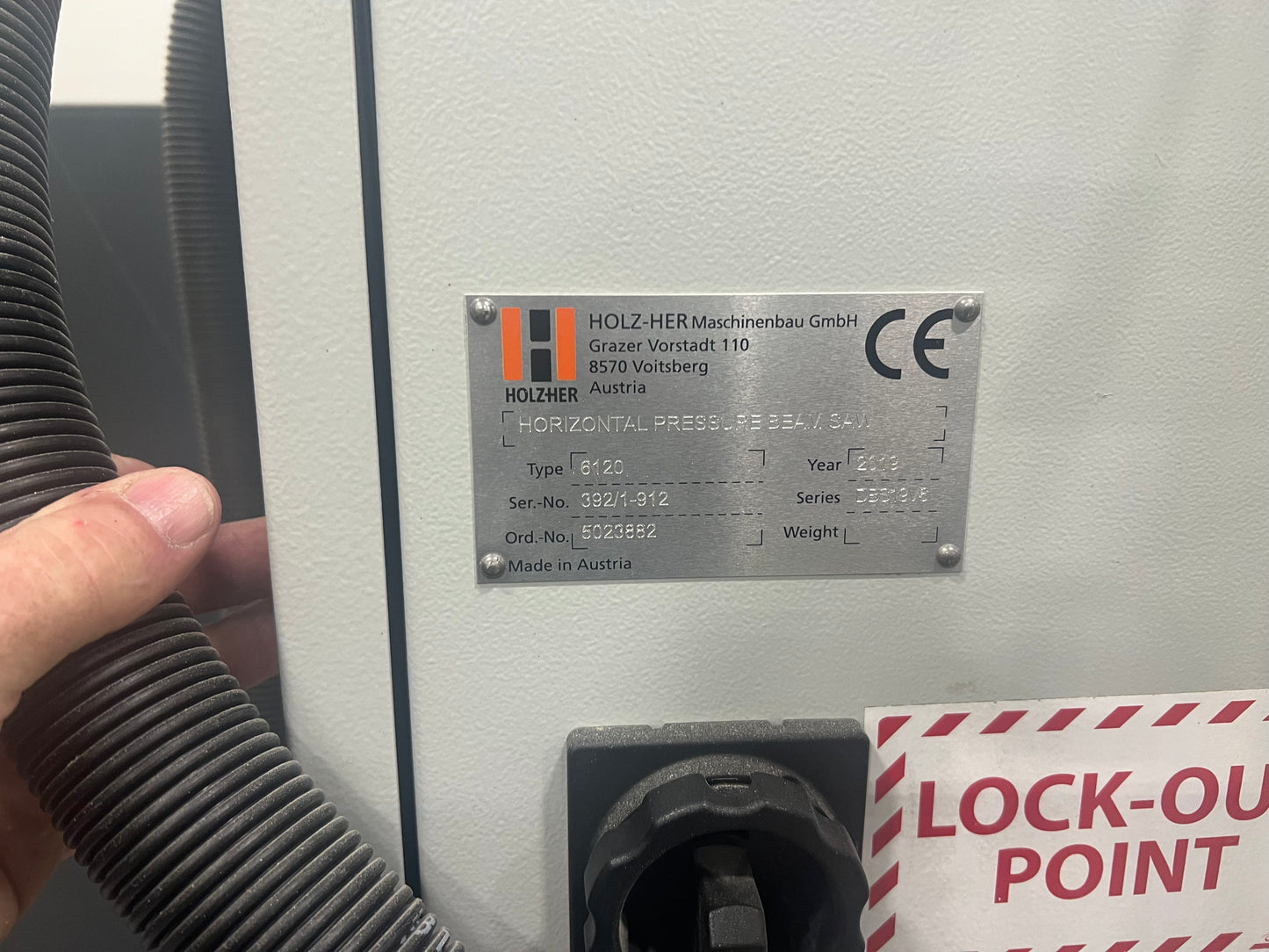 HOLZHER TECTRA 6120  FRONT LOAD AUTOMATIC PANEL SAW (2019) - Michigan