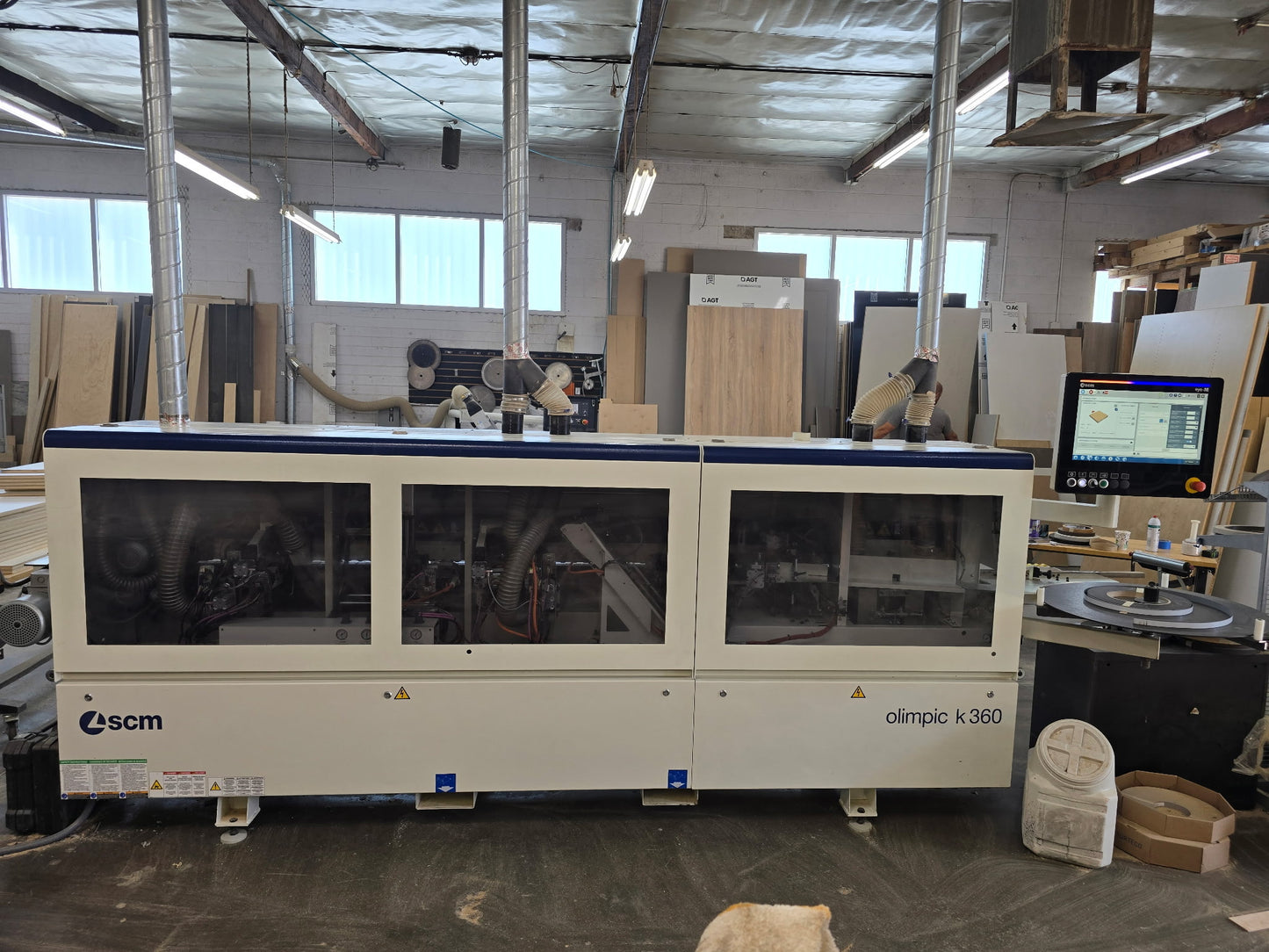 2021 SCM Olimpic K360 ERT HP Edgebander with Pre-Mill - California