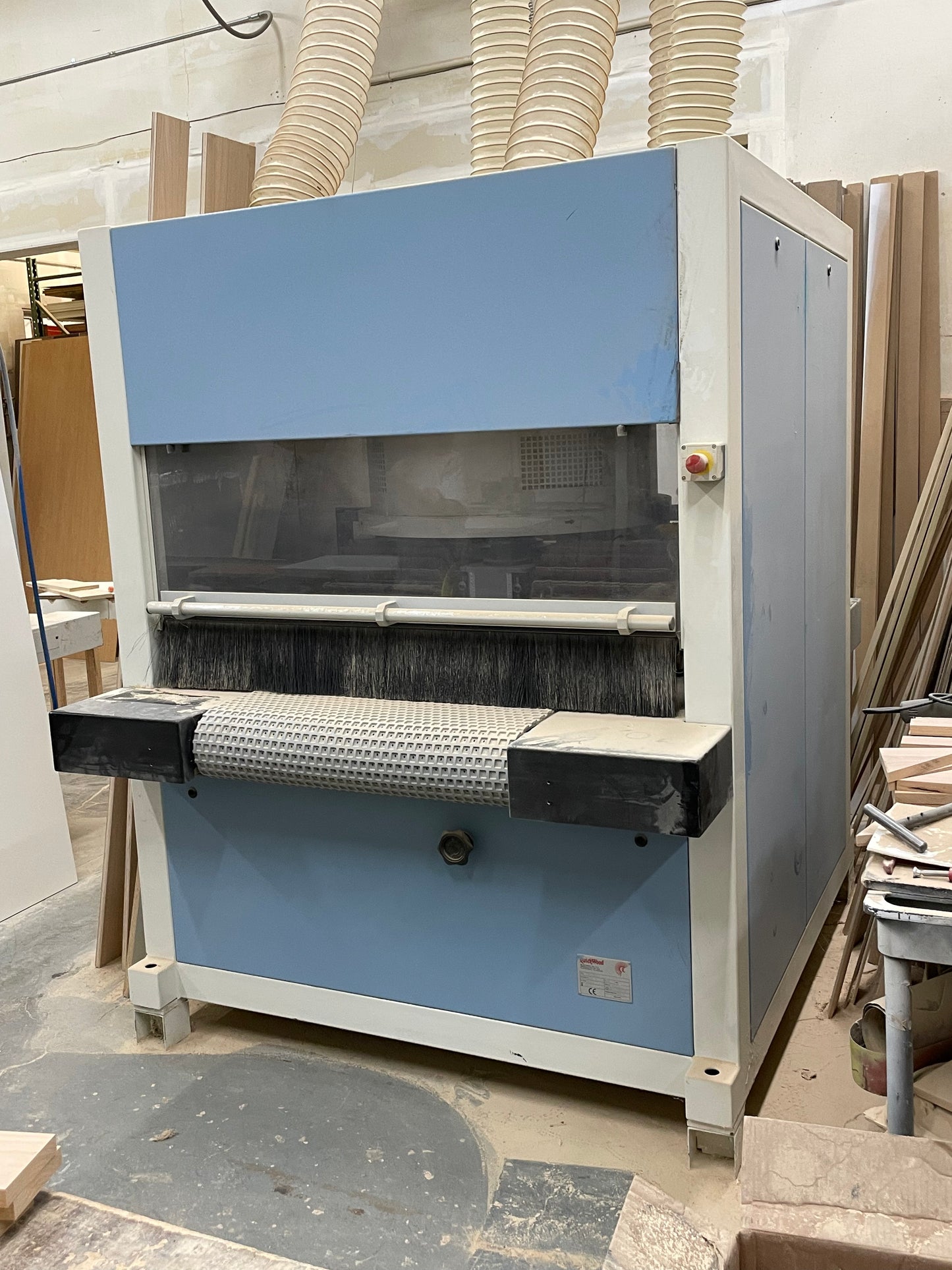 2004 Quickwood 32" PRO 800 Denibbing Brush Sander - Oregon