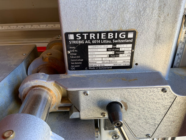 Striebig Compact TRK 4164 Vertical Panel Saw - California