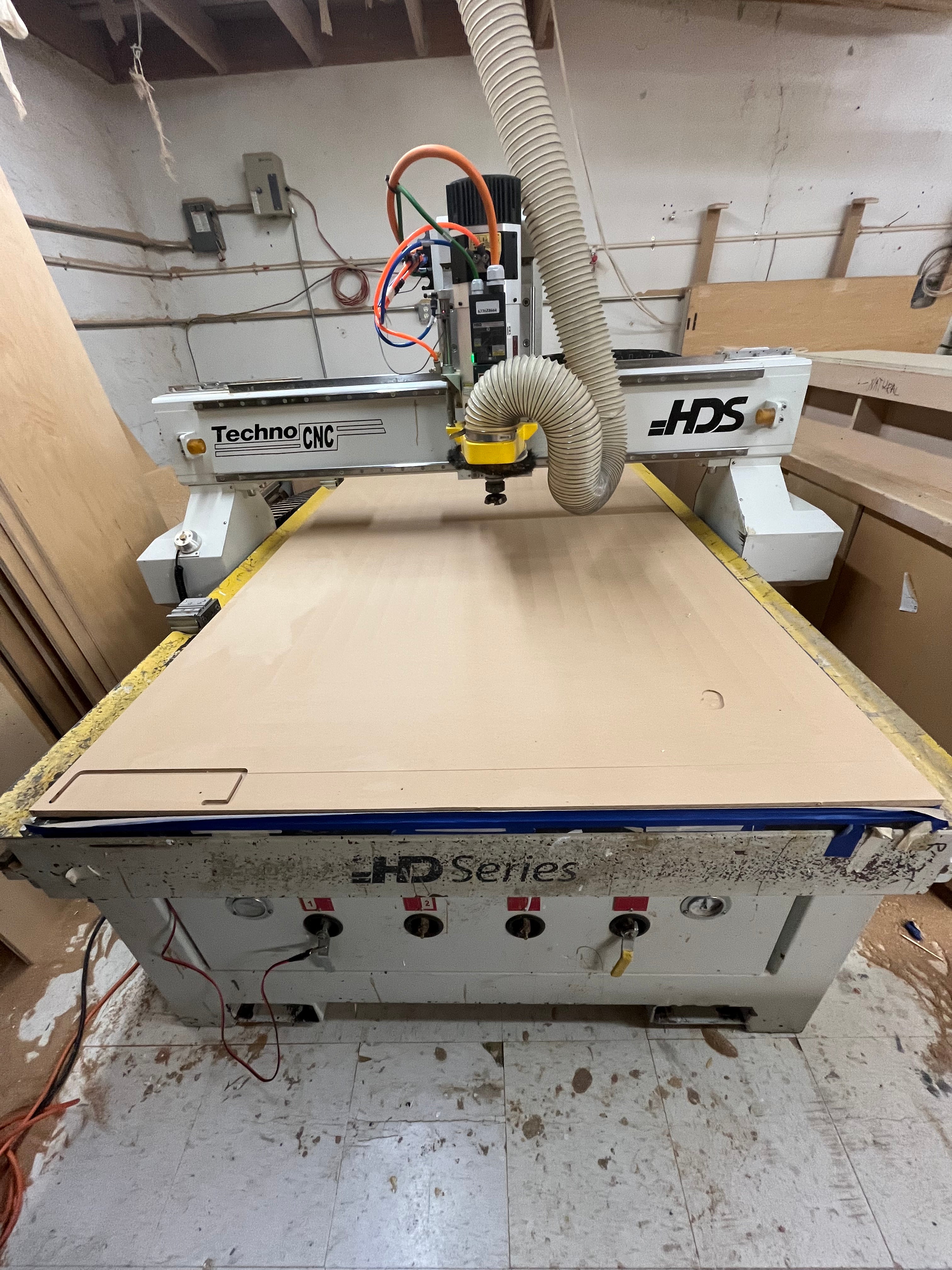 2012 Techno 4896 HD-S 3 Axis 4x8 CNC Router System - New York