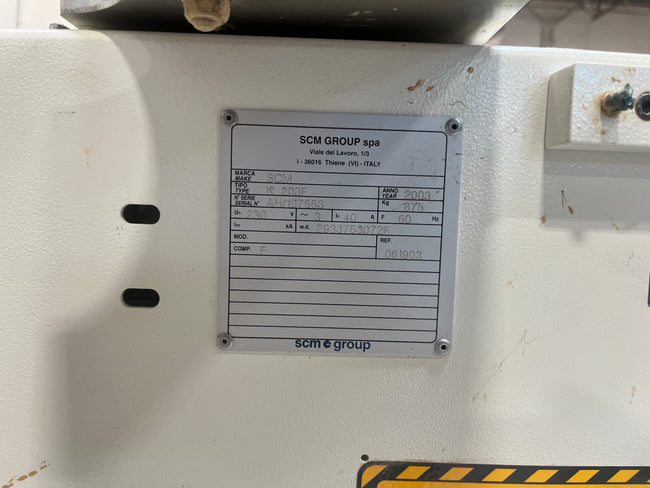 2003 SCM Olimpic K203F Edgebander - Utah