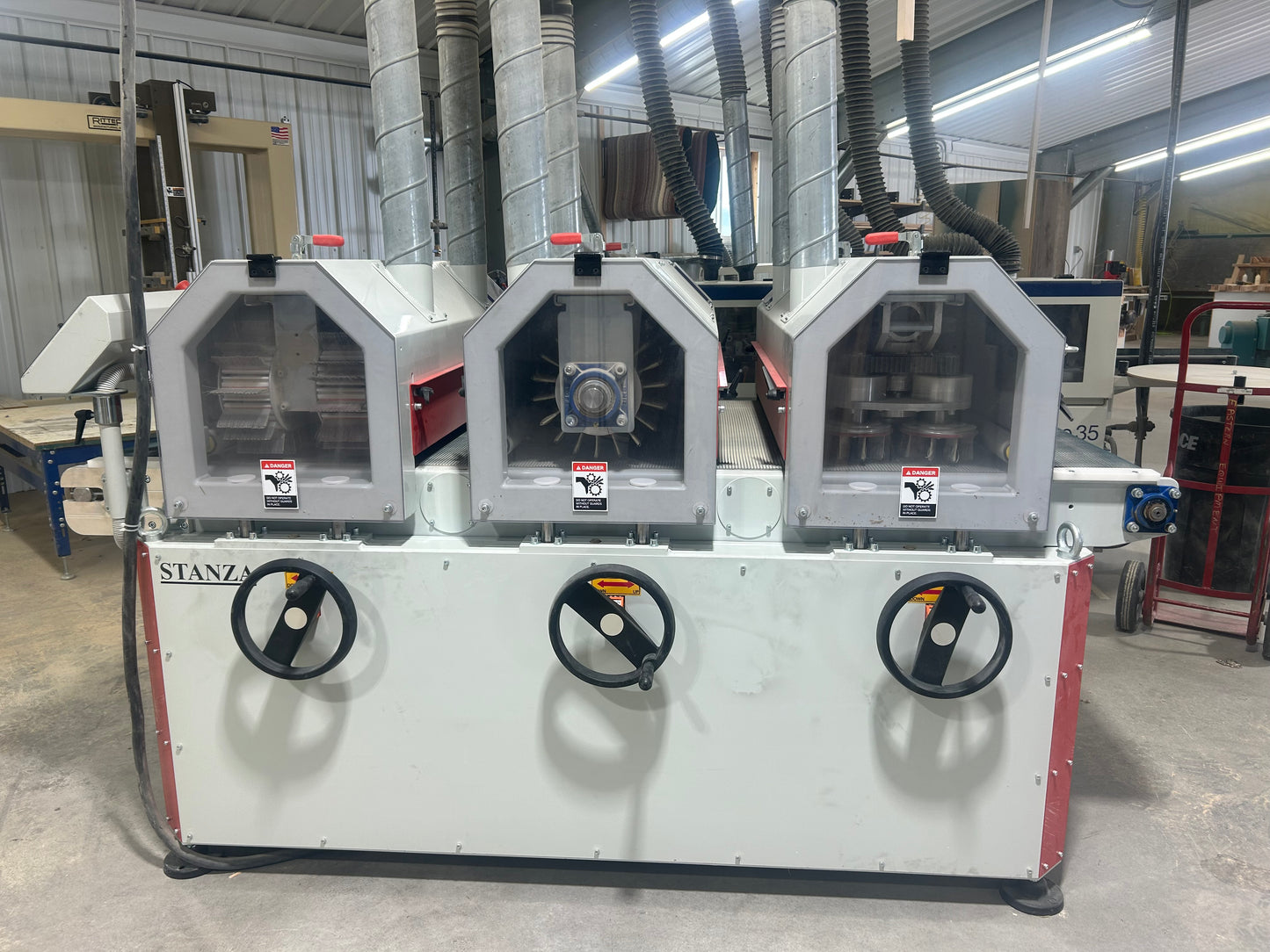 Stanza Alpha Brush Infinity 3S 1000 3 Head Finishing Sander (2022) - Montana
