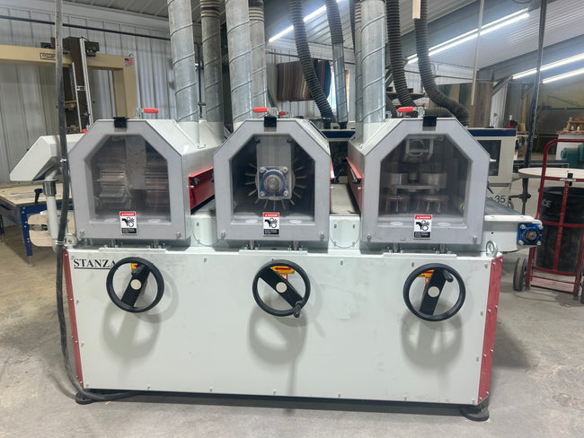 Stanza Alpha Brush Infinity 3S 1000 3 Head Finishing Sander (2022) - Montana