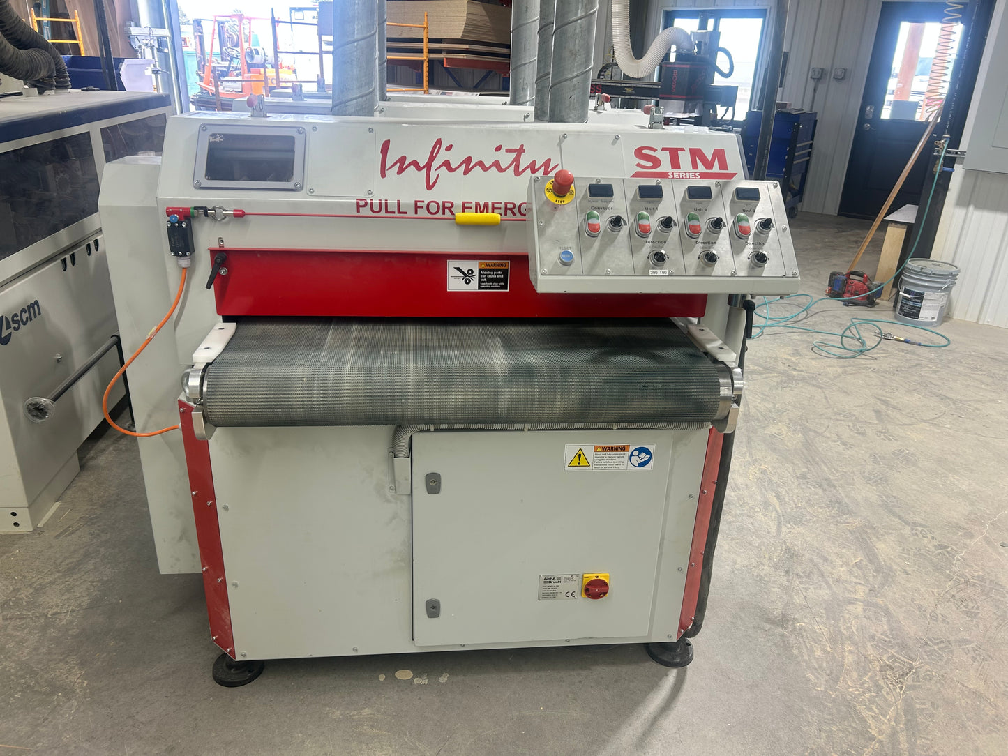 Stanza Alpha Brush Infinity 3S 1000 3 Head Finishing Sander (2022) - Montana