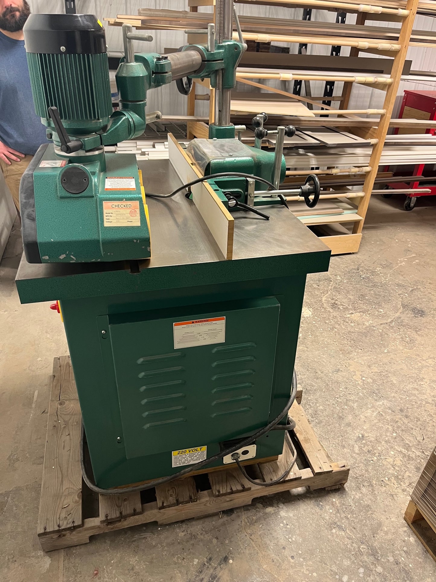 2007 Grizzly 7 1/2 HP Shaper - Michigan
