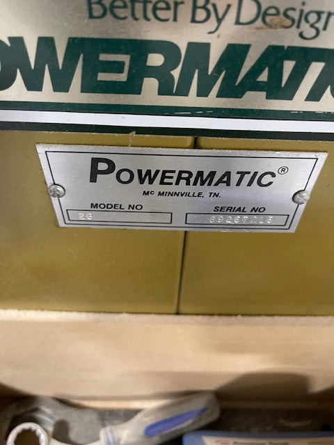 Powermatic Model 26 Shaper - Michigan