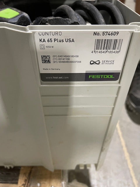 Festool Conturo K 65 Plus Hand Held Edgebander and MFK 700 EQ/B Plus Module Edge Router  - Illinois