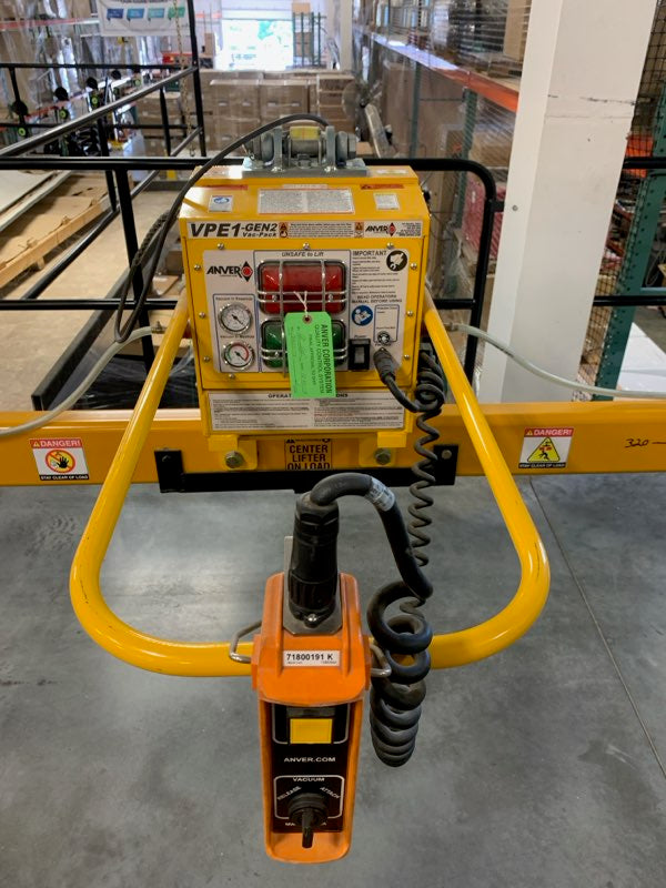 2018 Anver Horizontal Lifting Device with VPE1-Gen2 Vac-Pak Vacuum Generator - Ohio