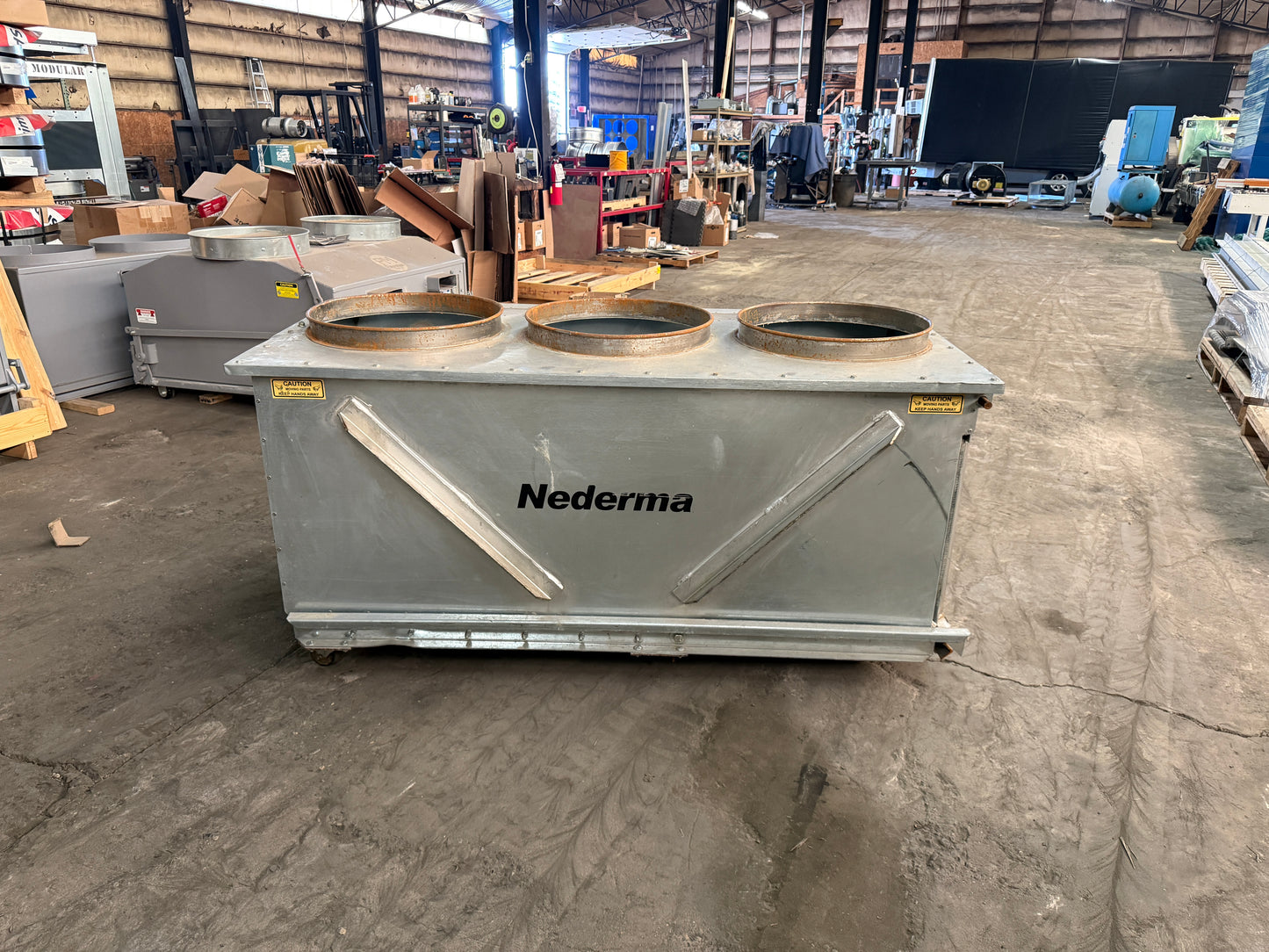 Nederman 230 Gallon Dumpster Bin for Dust collector