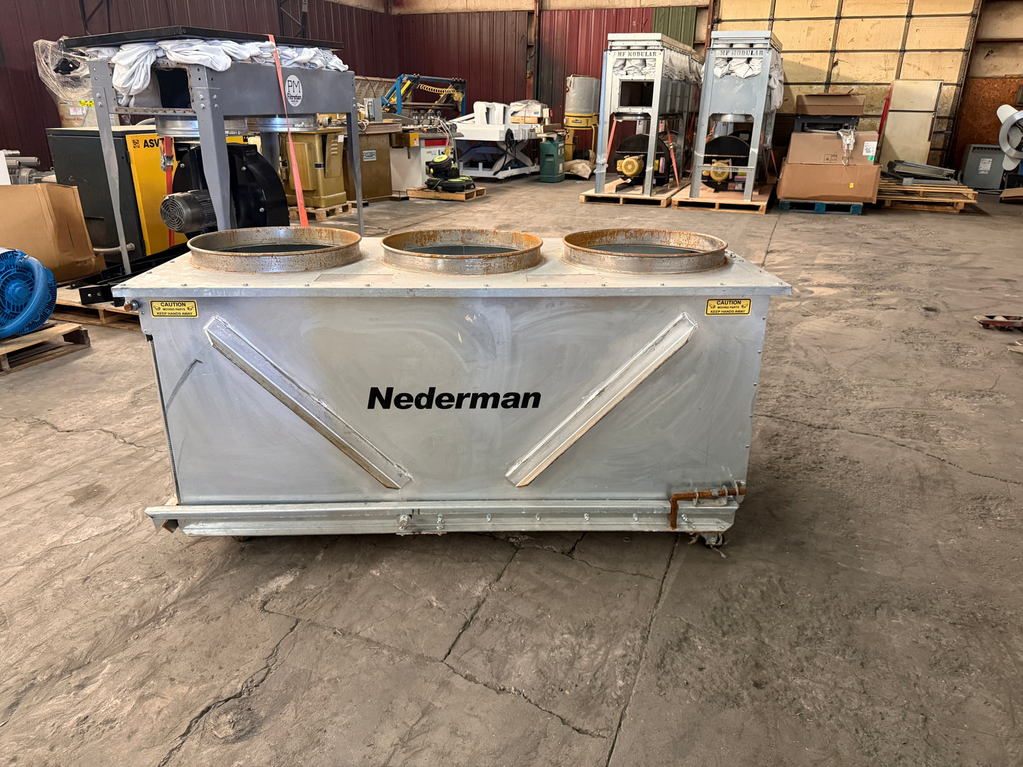 Nederman 230 Gallon Dumpster Bin for Dust collector