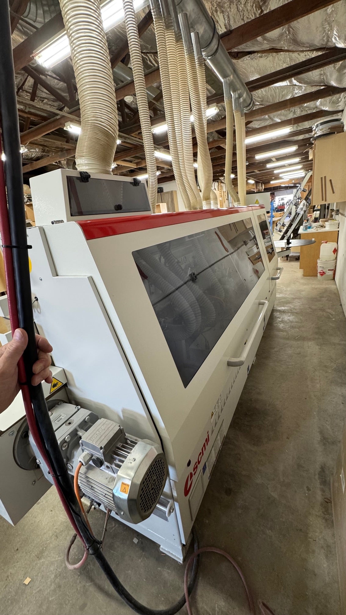 SCM Olimpic K560 T-ER2 Edgebander with Pre-Mill and Corner Rounding (2017) - California