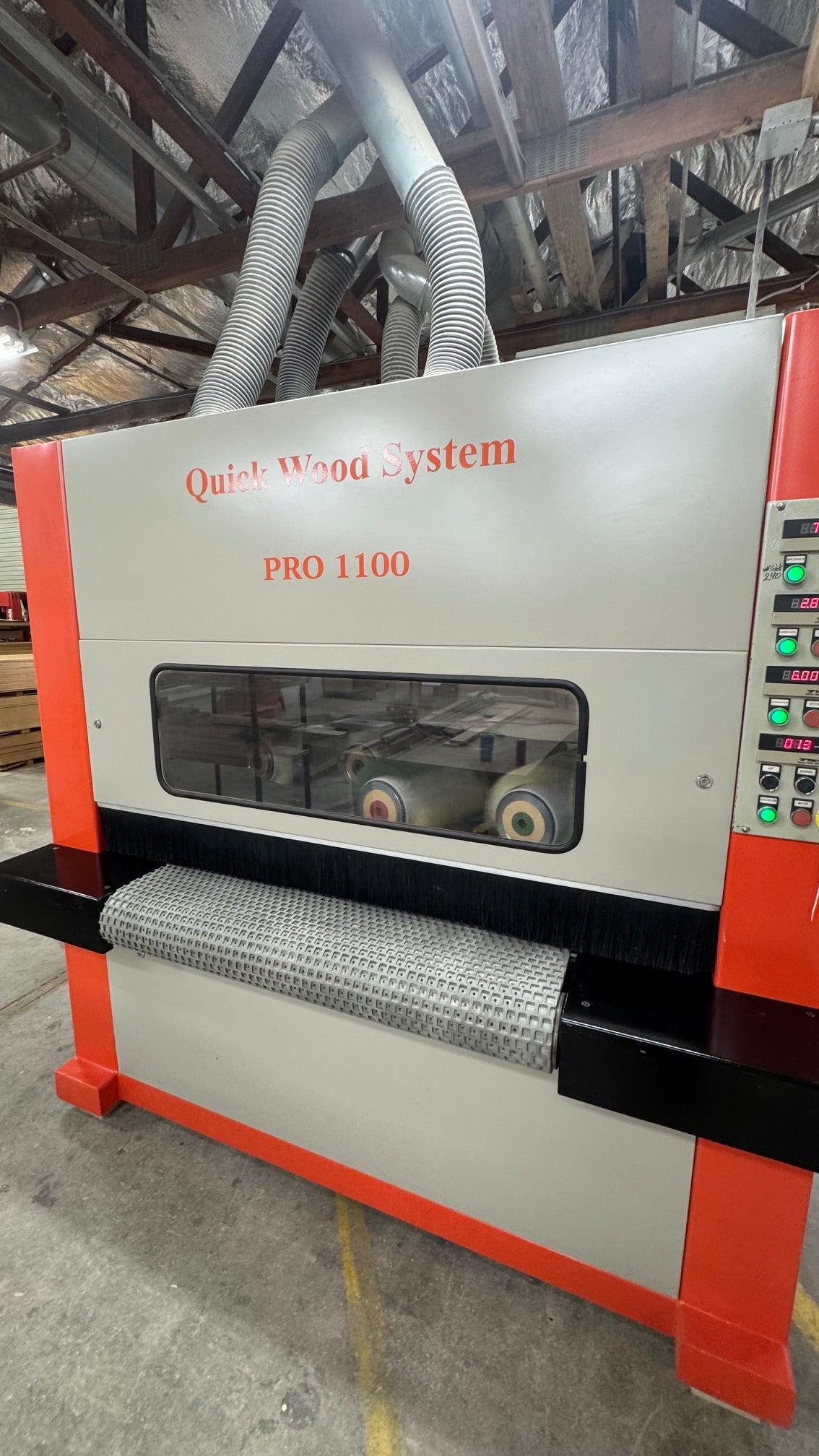 QuickWood System Pro 1100 Finishing Sander / Rotary Brush Finish and Denibbing Sander - California