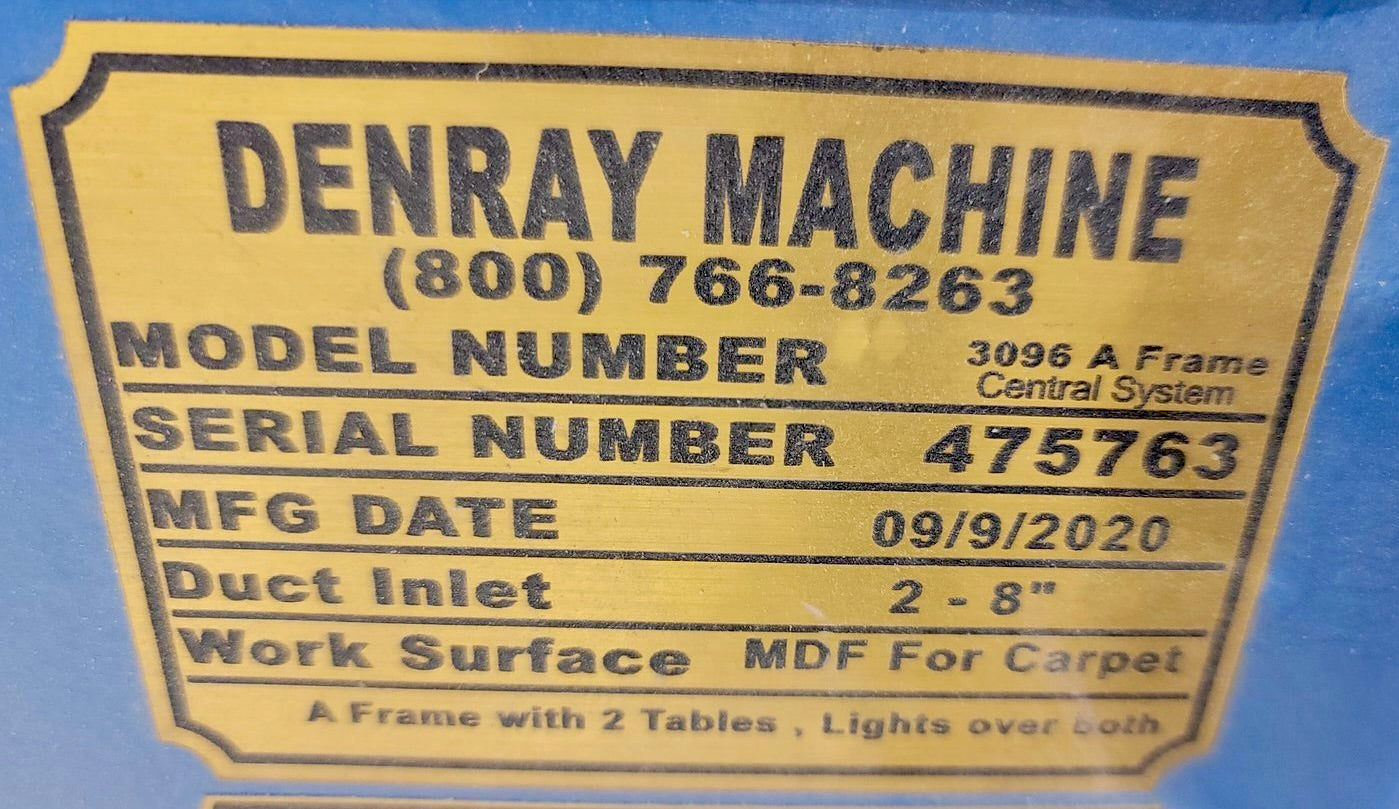 2020 Denray Model 3096 A Frame Central System - 2 Available!  - Michigan