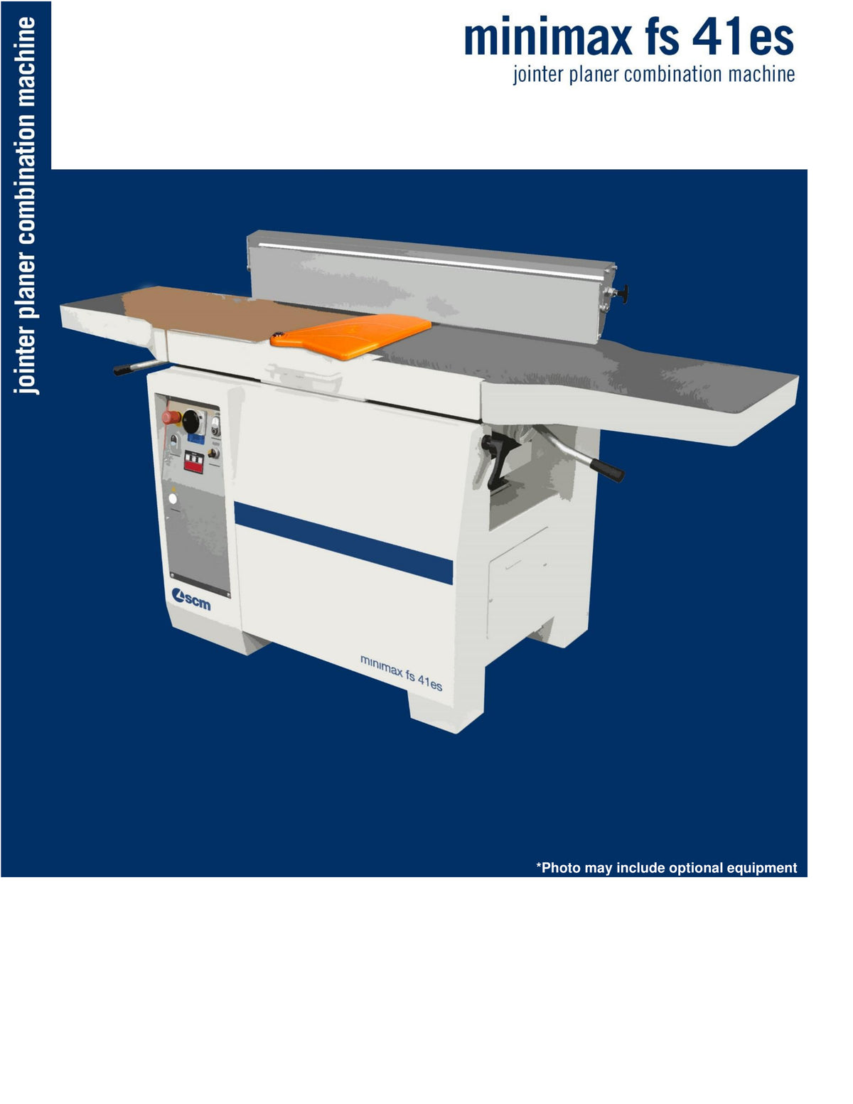 Fs 41 2023 SCM Minimax FS 41 es-T Single Phase Joiner Planer Combo - Southwe ...