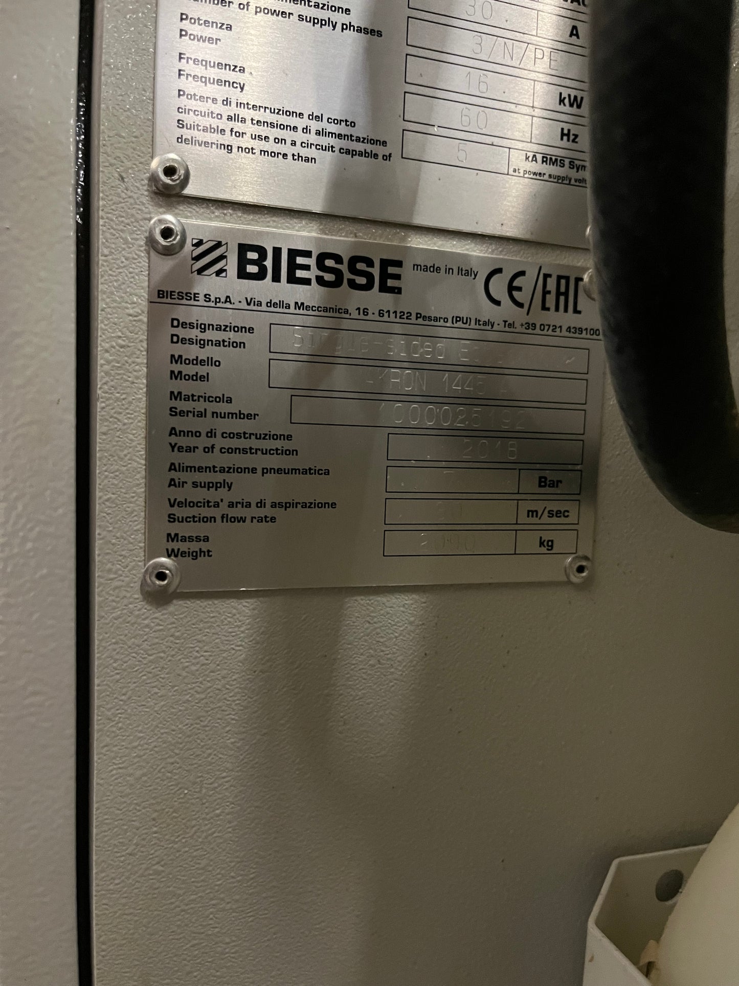 Biesse Akron 1445 A Edgebander with Pre-Mill and Transformer - Missouri