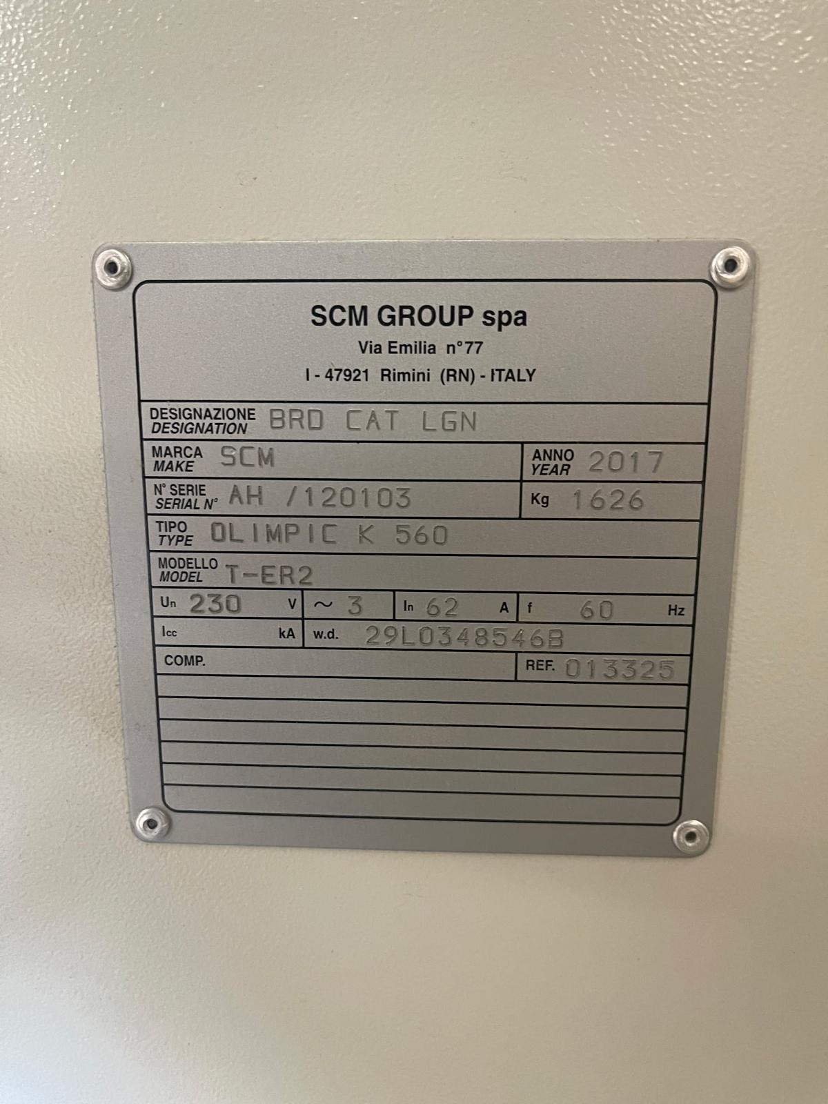 SCM Olimpic K560 T-ER2 Edgebander with Pre-Mill and Corner Rounding (2017) - California