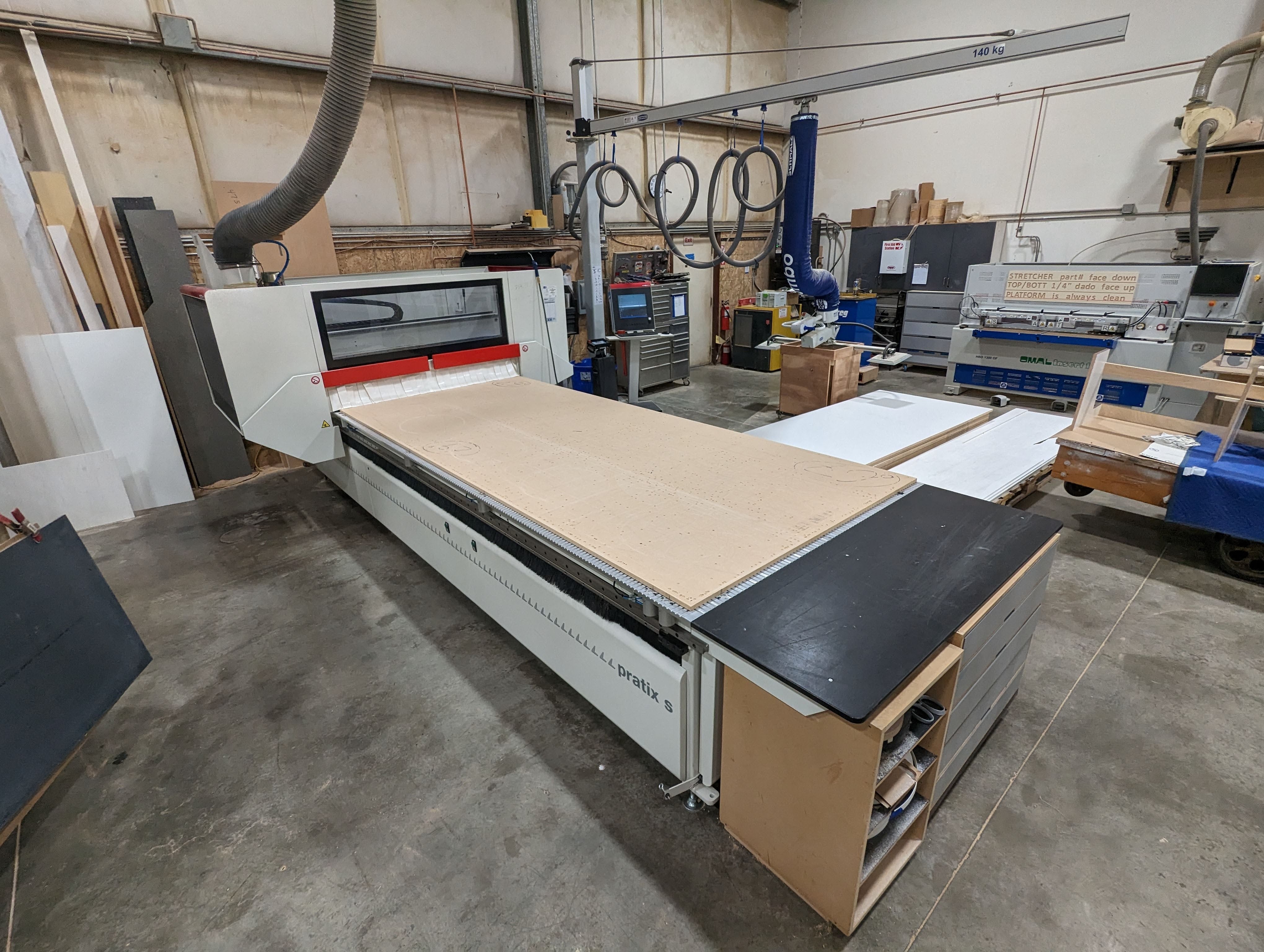 2012 SCM Pratix S15 B CNC Flat Table Router 5x12 - Washington