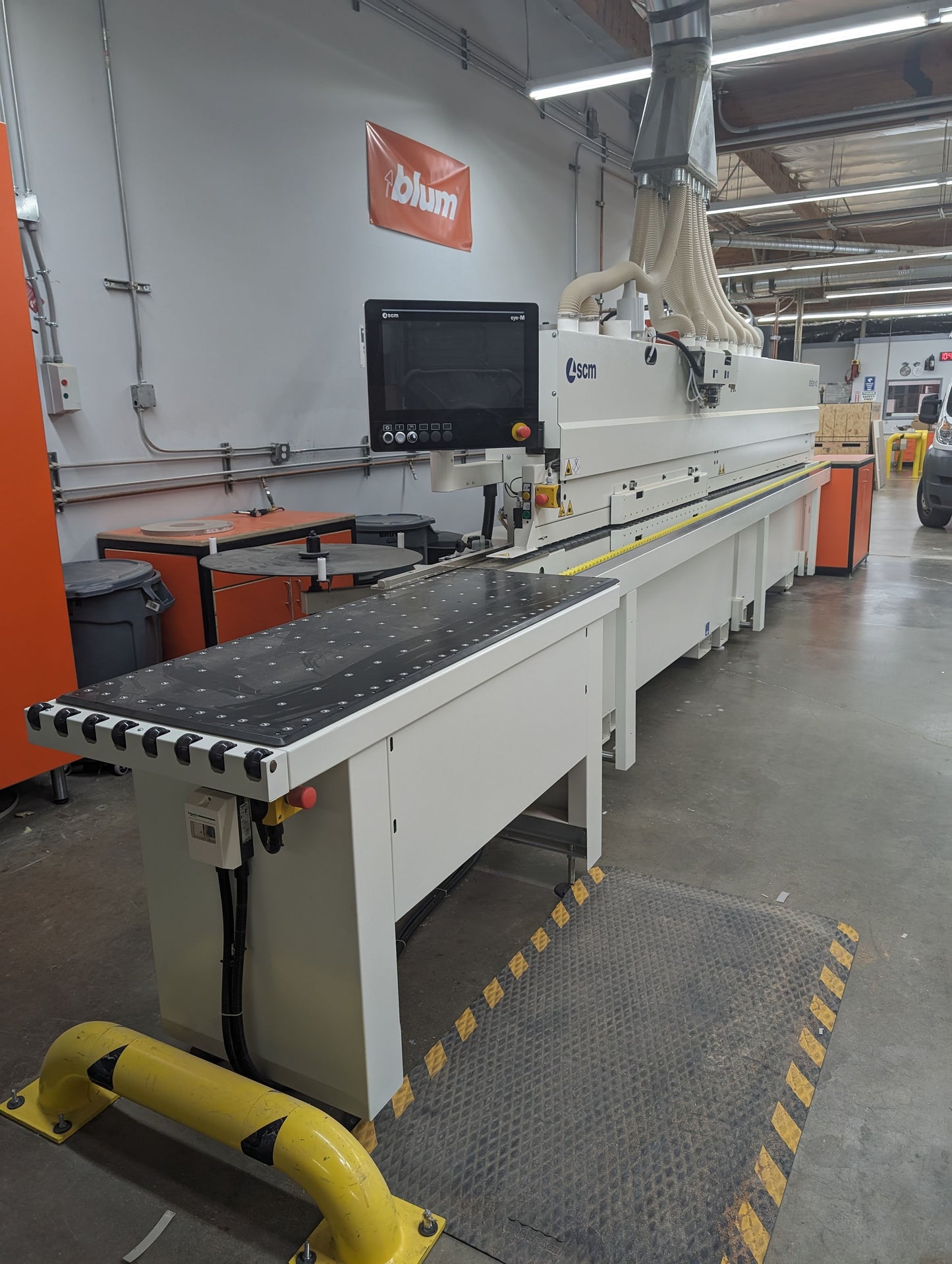 2022 SCM Stefani Edgebander KD HP Air Fusion with Air Flotation Tables - California