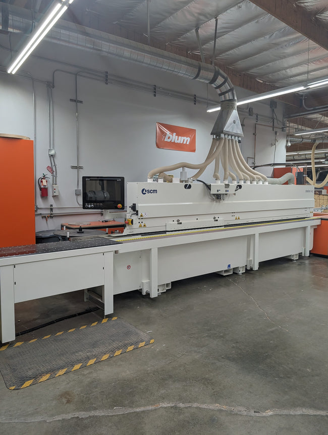 2022 SCM Stefani Edgebander KD HP Air Fusion with Air Flotation Tables - California