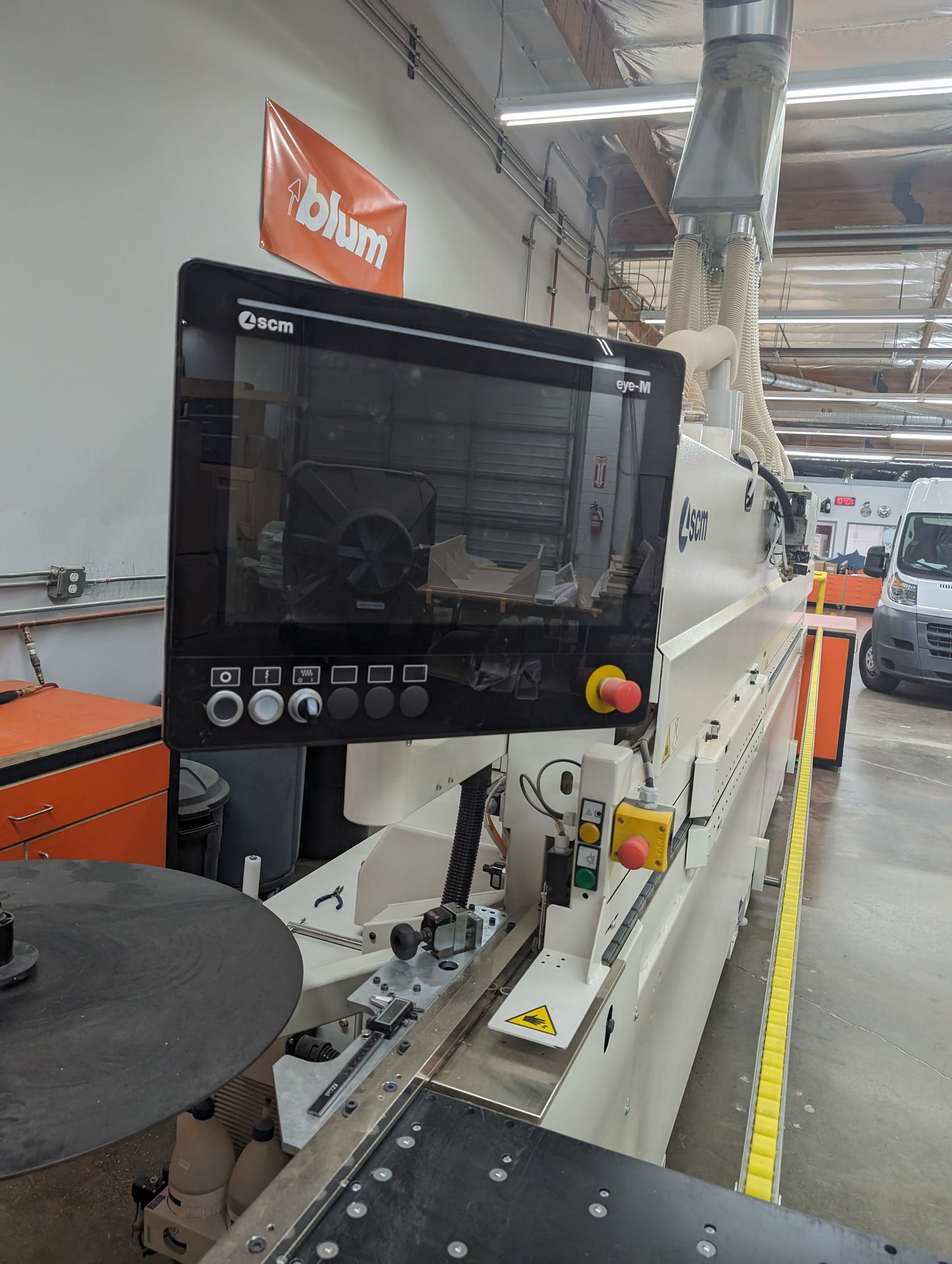 2022 SCM Stefani Edgebander KD HP Air Fusion with Air Flotation Tables - California