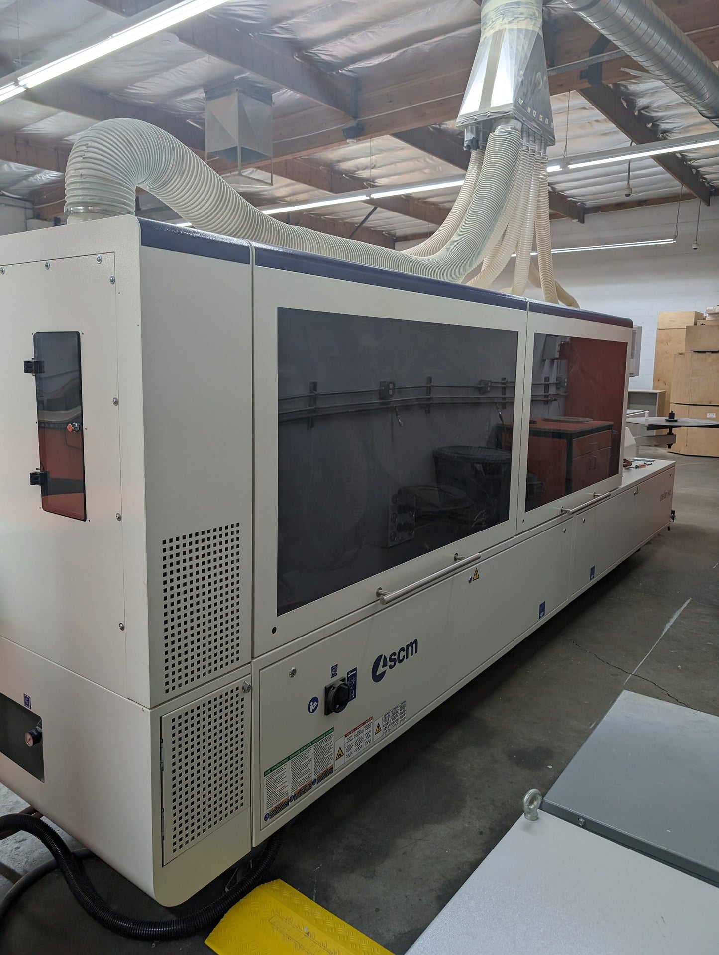 2022 SCM Stefani Edgebander KD HP Air Fusion with Air Flotation Tables - California