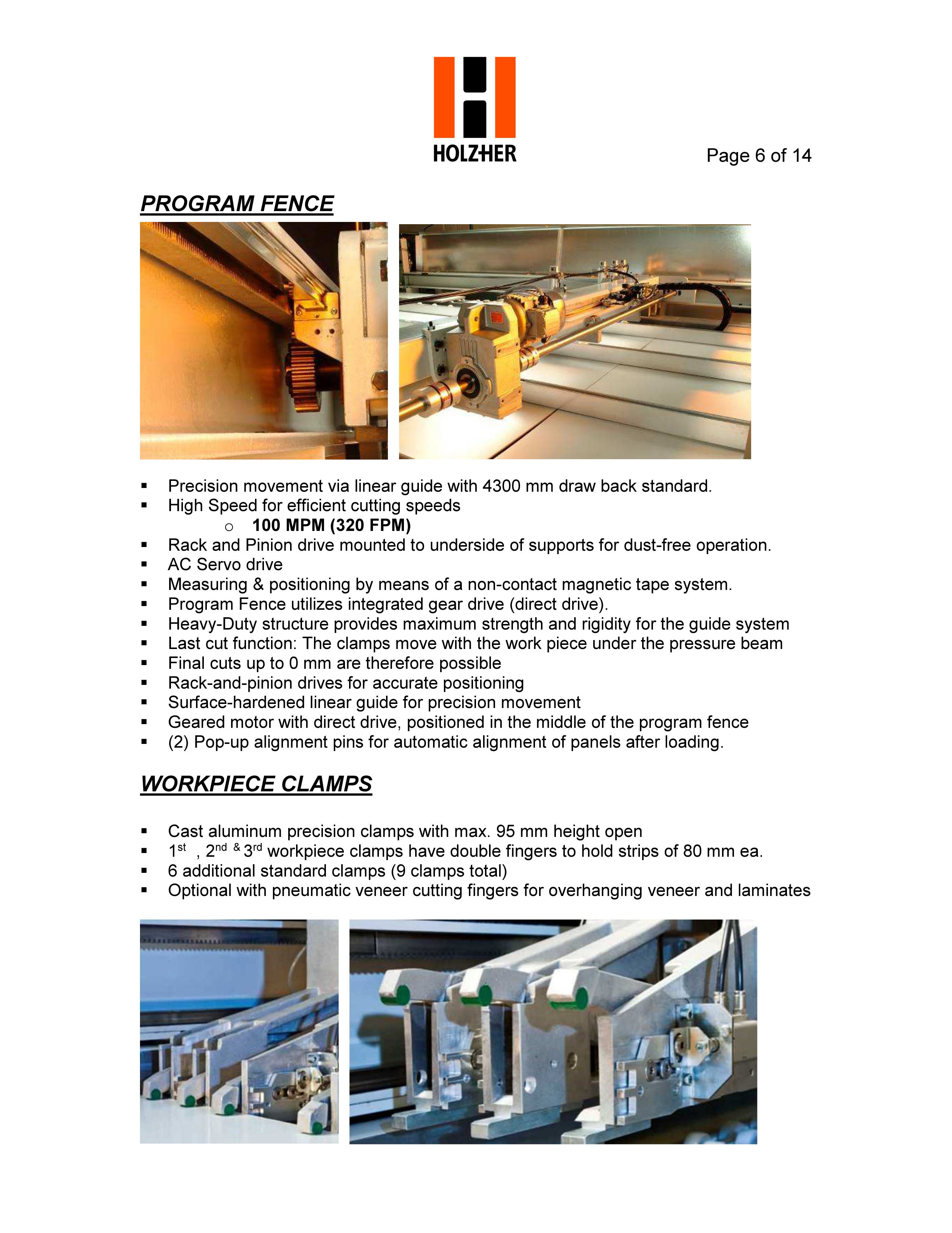 Used 2018 Holzher Tectra 6120 Panel Beam Saw For Sale. - ibid