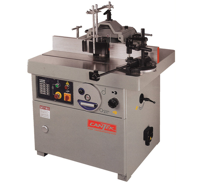 CANTEK SS-512CB Spindle Shaper, 5 speeds, 7.5HP 3PH,