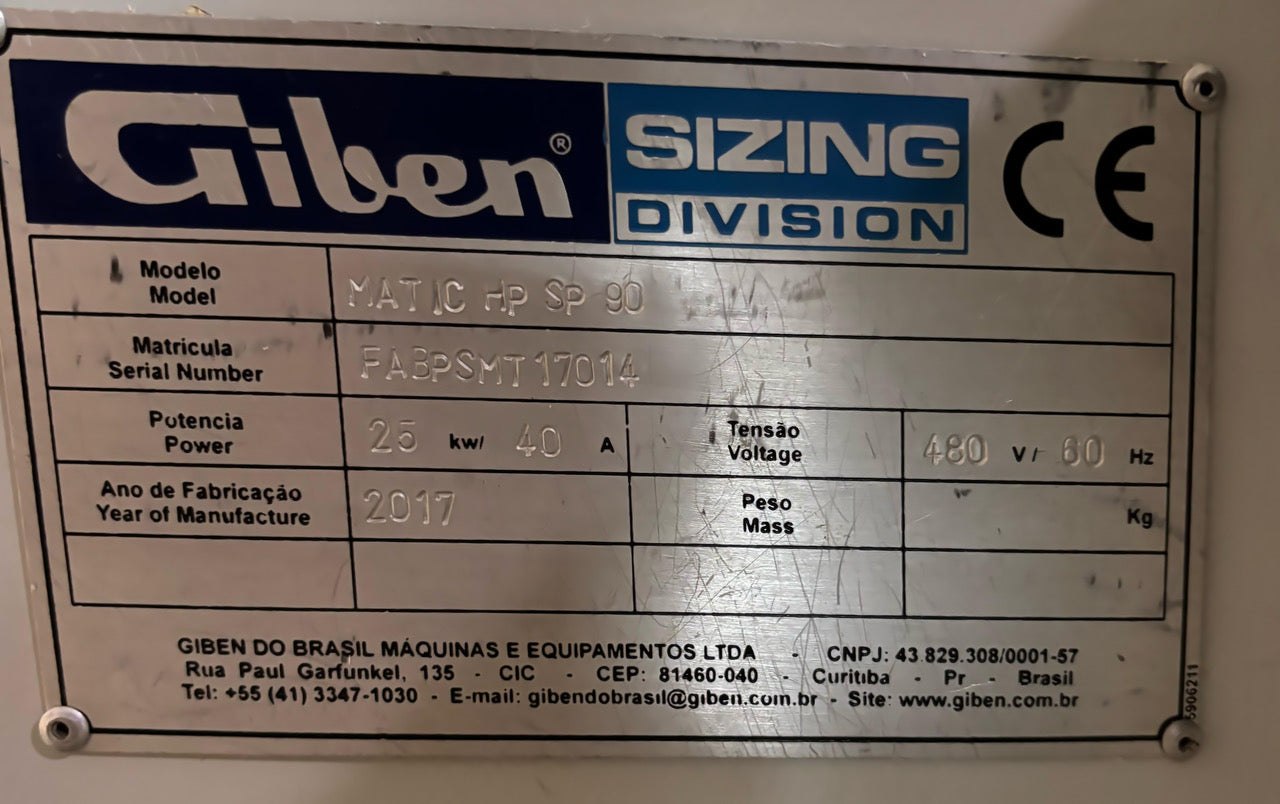 2017 Giben Matic 90 SP  Front Load Panel Beam Saw