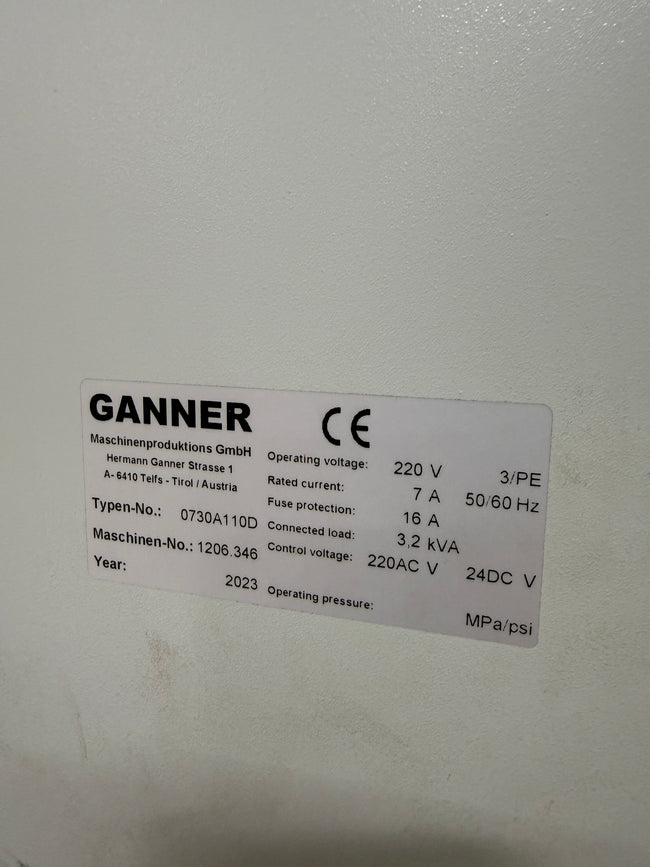 GANNOMAT CONCEPT 70 ECO PLUS CASE CLAMP  (2023) - Ohio