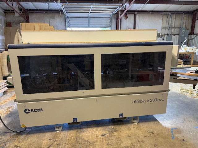 2022 SCM Olimpic K230 EVO Edgebander SINGLE PHASE with Pre-Mill