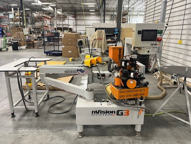 2015 SNX Invision G3 Single Arm Contour Edgebander - Michigan