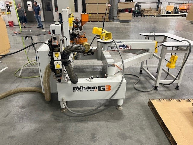 2015 SNX Invision G3 Single Arm Contour Edgebander - Michigan