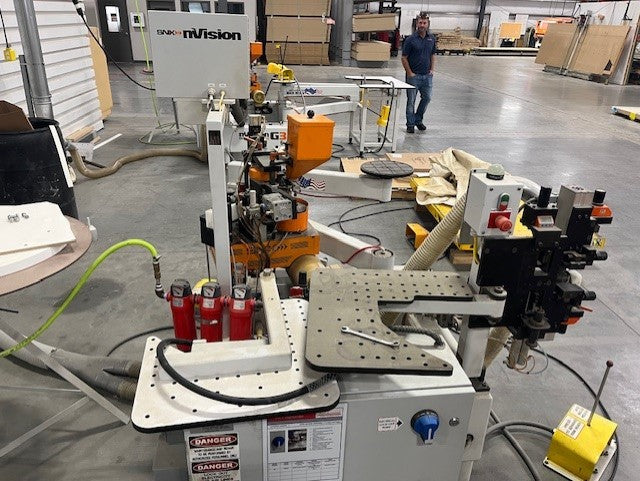 2015 SNX Invision G3 Single Arm Contour Edgebander - Michigan