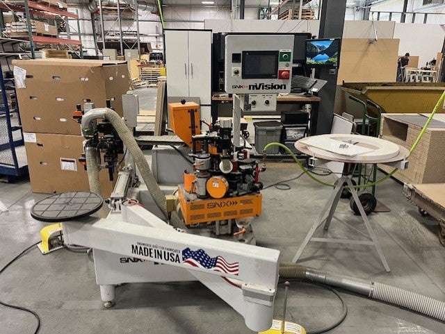 2019 SNX Invision G3 Dual Arm Contour Edgebander - Michigan
