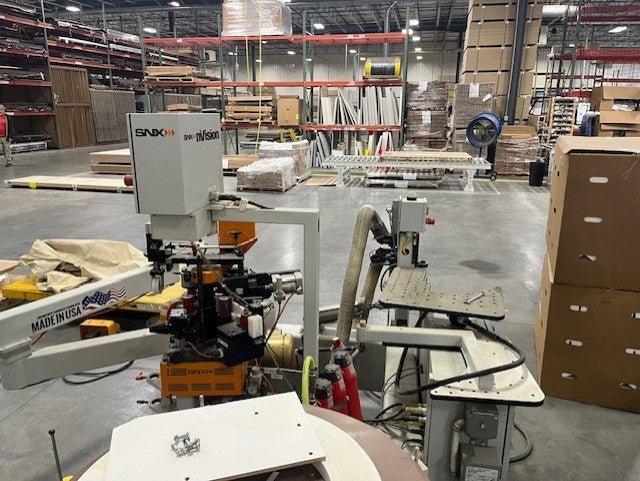 2015 SNX Invision G3 Single Arm Contour Edgebander - Michigan