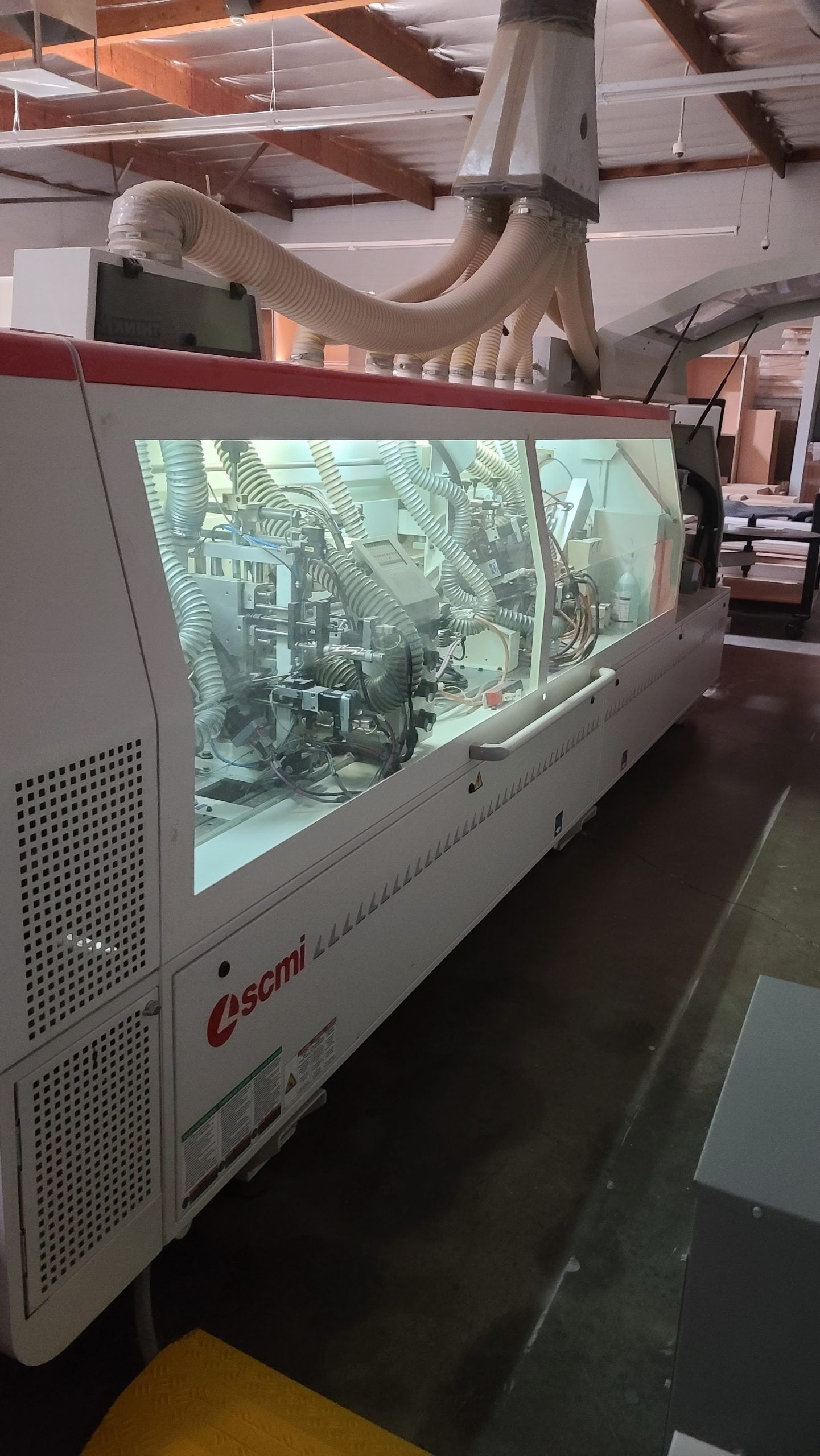 2017 SCM Olimpic K800 FRT Single Sided Edgebander – with $40k Air Fusion Upgrade Included