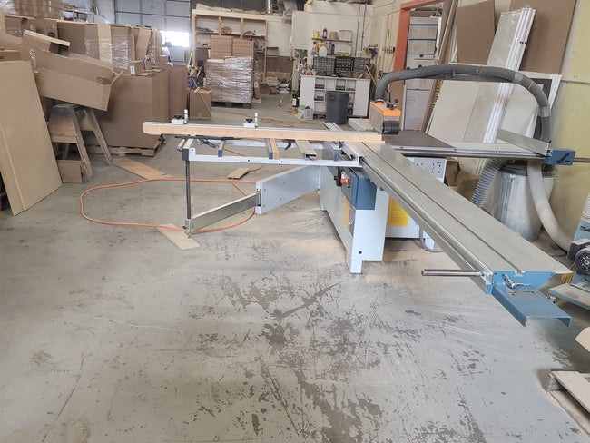 1999 Paoloni Sliding Table Saw with Delta Dust Collector