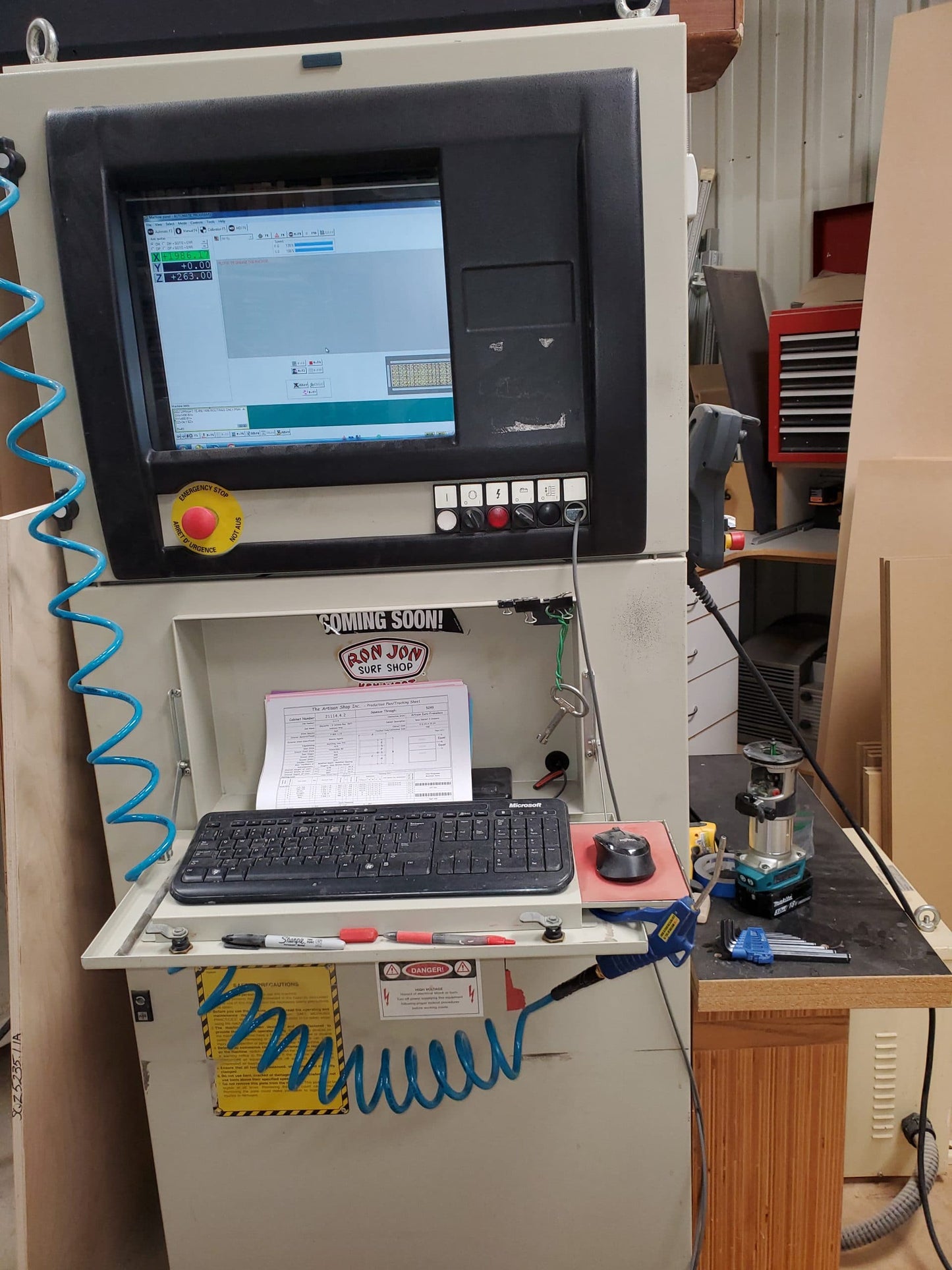 2001 SCM Tech 99 Machining Center Located in Colorado