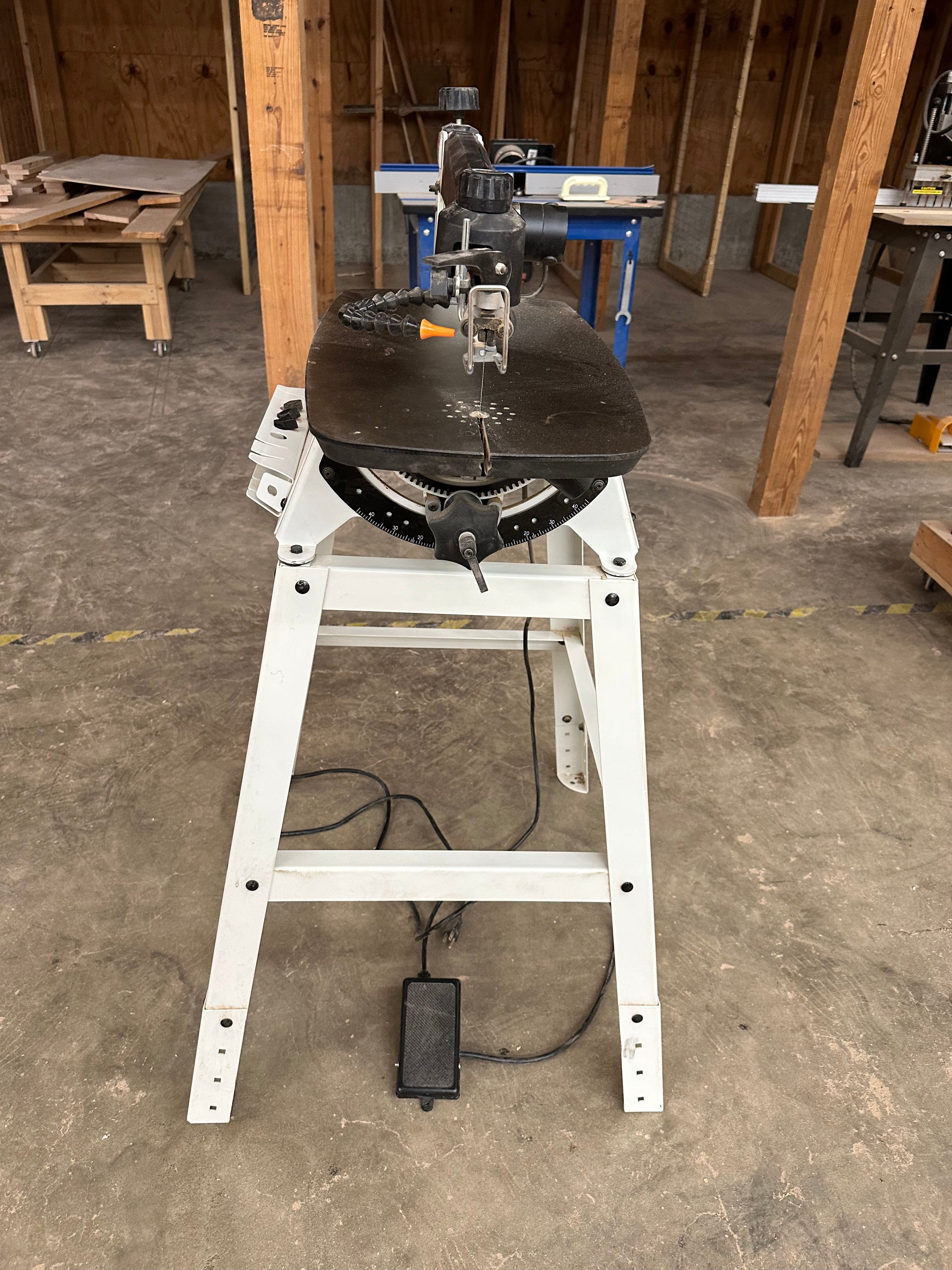 Used Jet JWSS22B 22" Scroll Saw ibidmachinery