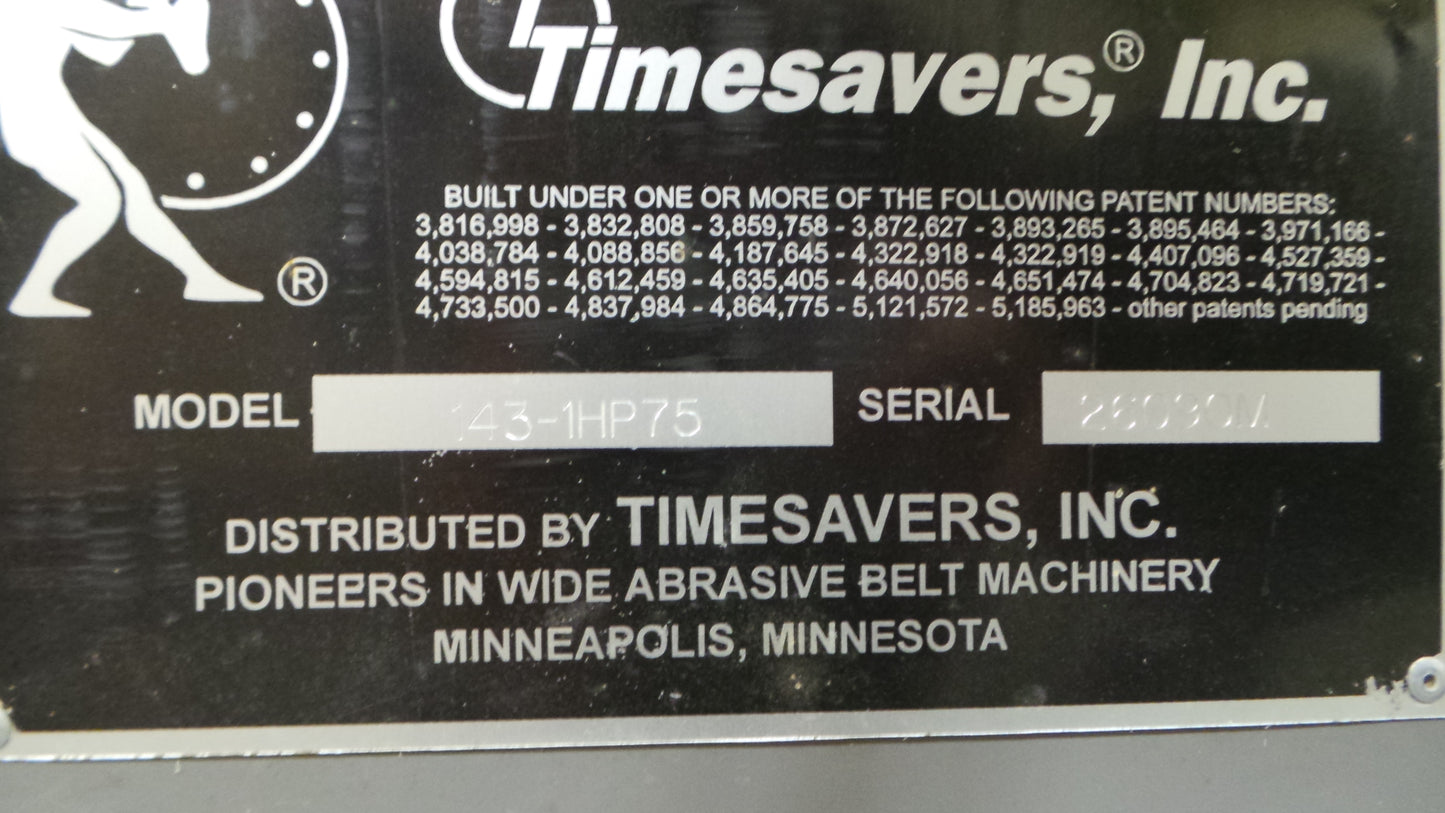 1998 Timesavers 43" Wide Belt Sander - Ohio