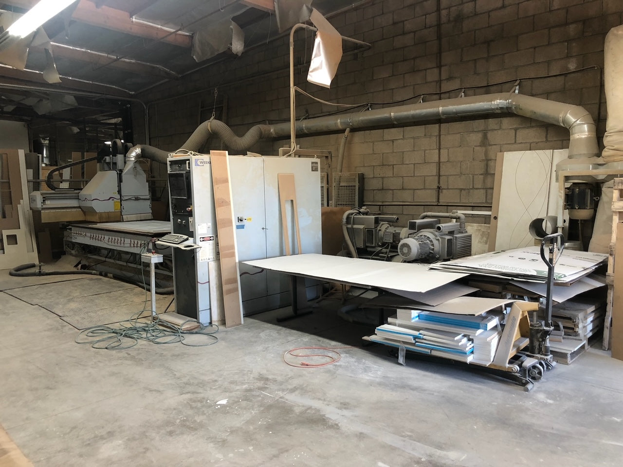 2002 Weeke OPTIMAT BHC 550 FLAT TABLE CNC ROUTER – New Listing More Details Coming!